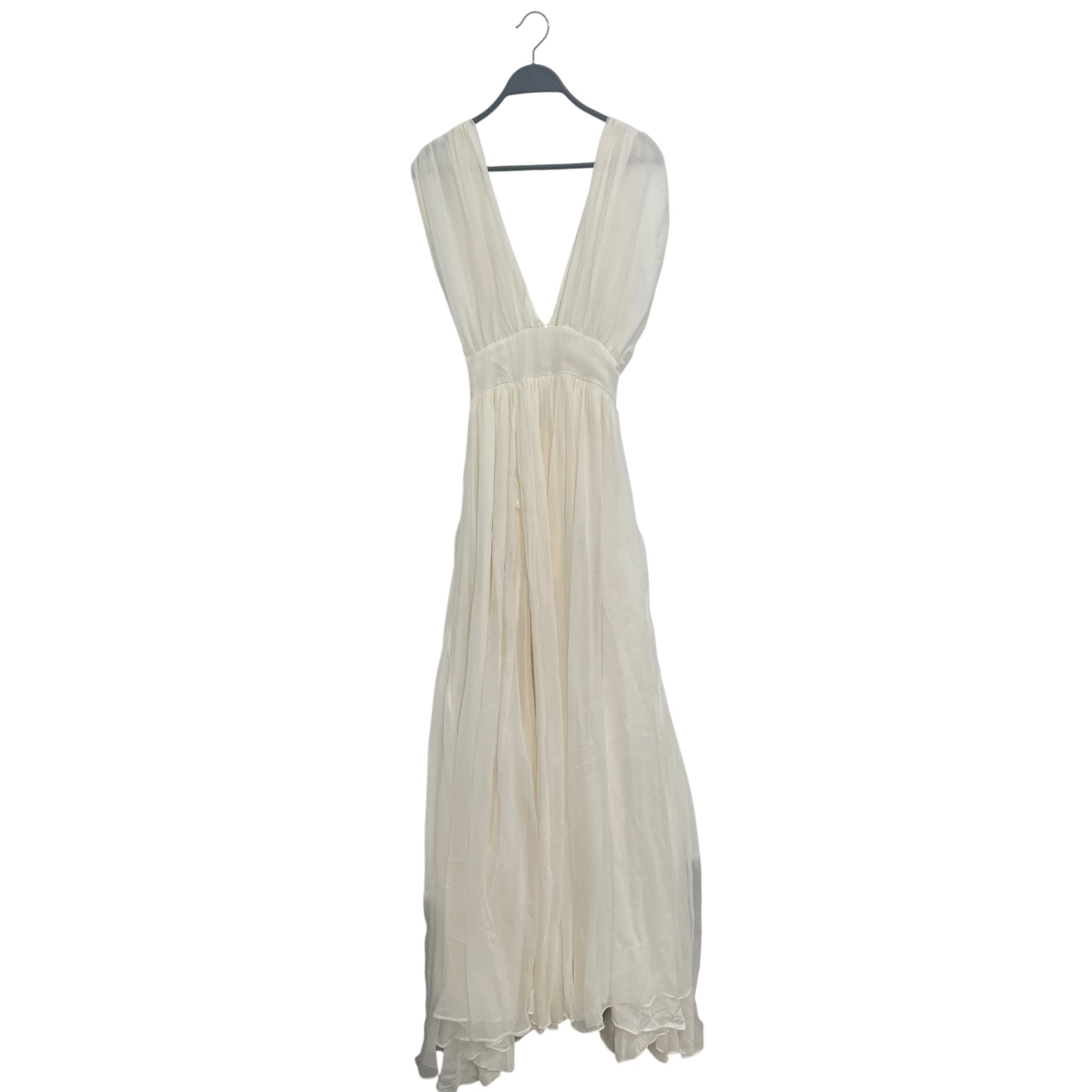 Lurelly /SL Dress/XS/Cotton/CRM/Thin Gaus Double Strap Long view 1