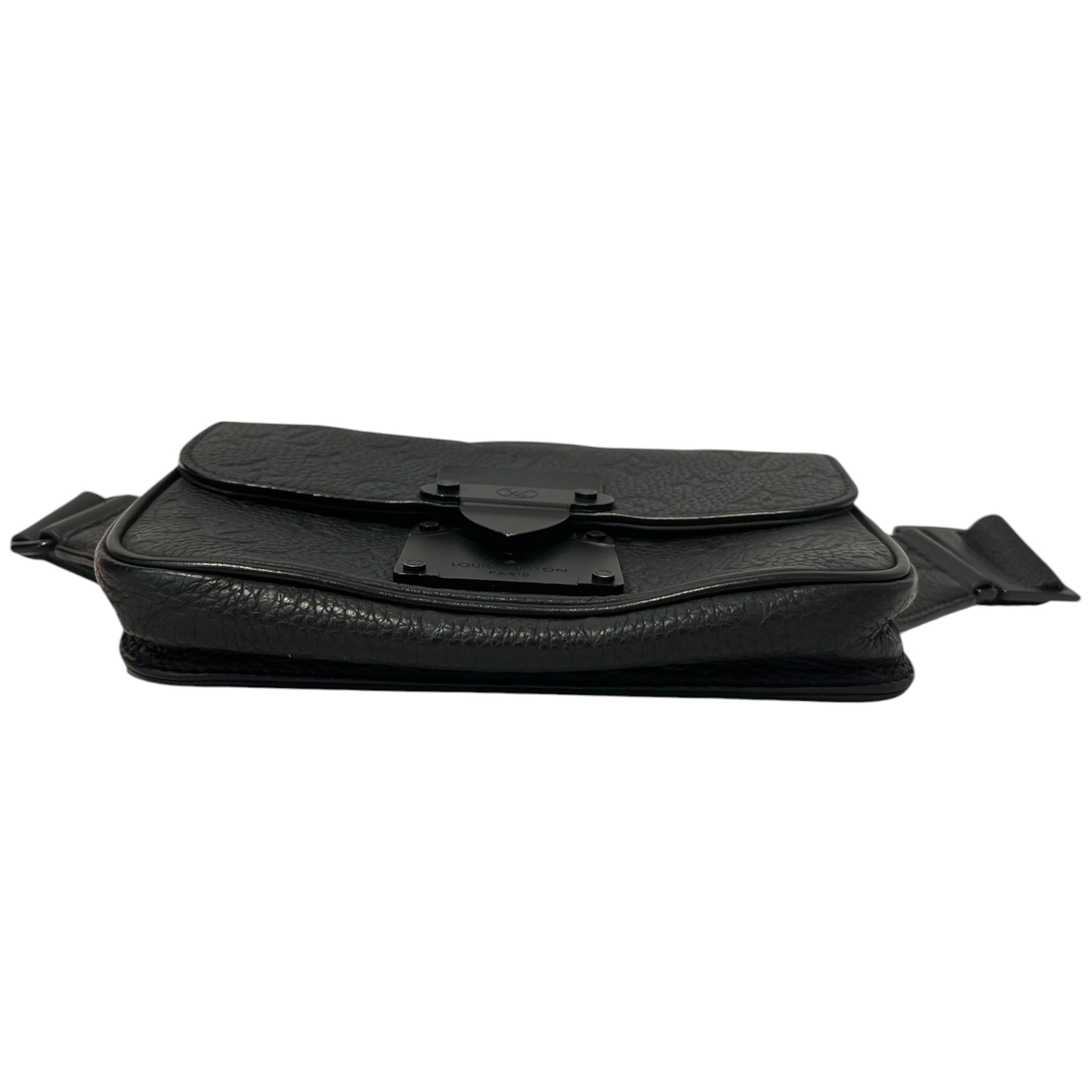LOUIS VUITTON/Cross Body Bag/Monogram/Leather/BLK/TAURILLON S LOCK VIRGIL ABLOH view 4