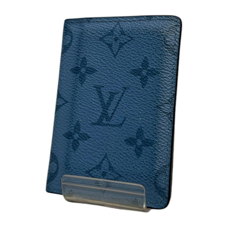 LOUIS VUITTON/Bifold Wallet/Monogram/Leather/BLU/DENIM BLUE MONOGRAM WALLET