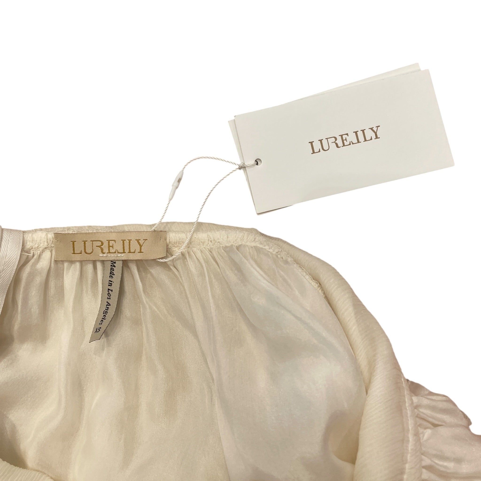 Lurelly /SL Dress/XS/Cotton/CRM/Thin Gaus Double Strap Long view 3