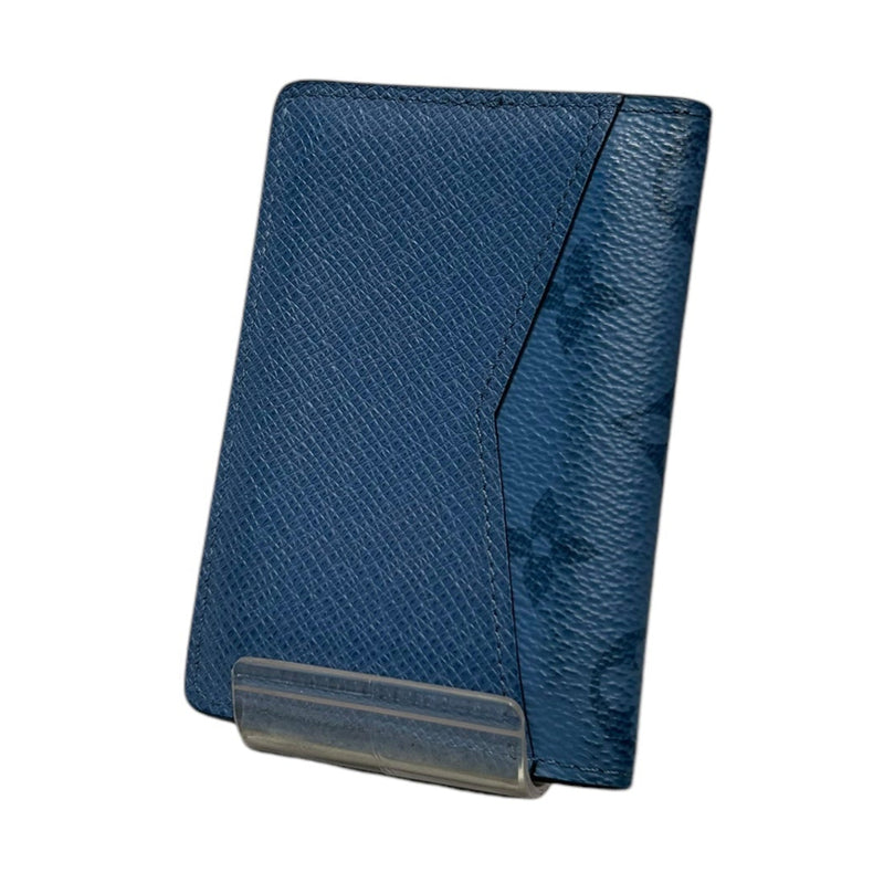 LOUIS VUITTON/Bifold Wallet/Monogram/Leather/BLU/DENIM BLUE MONOGRAM WALLET