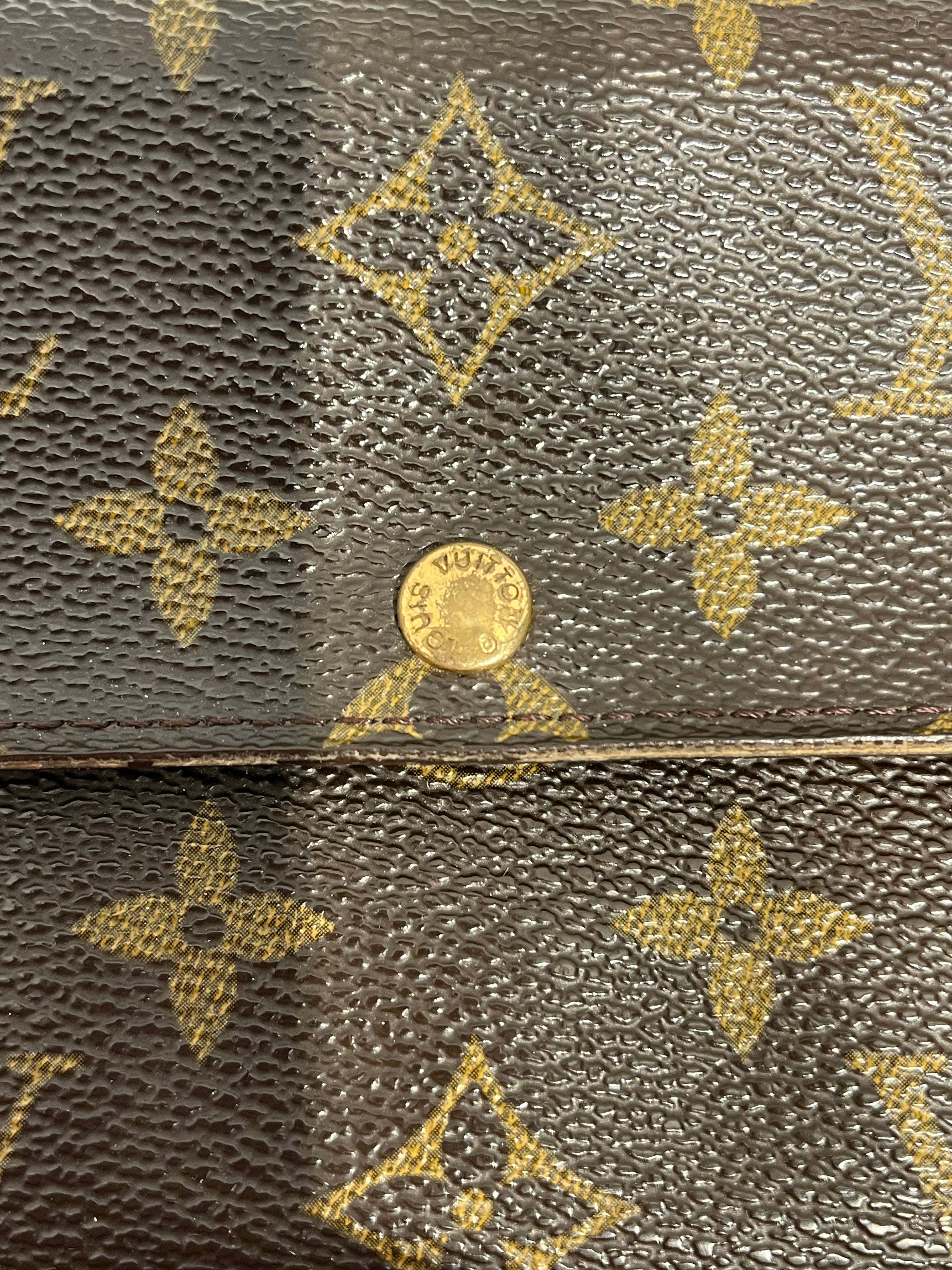 LOUIS VUITTON/Long Wallet/Leather/BRW/L's/ view 5