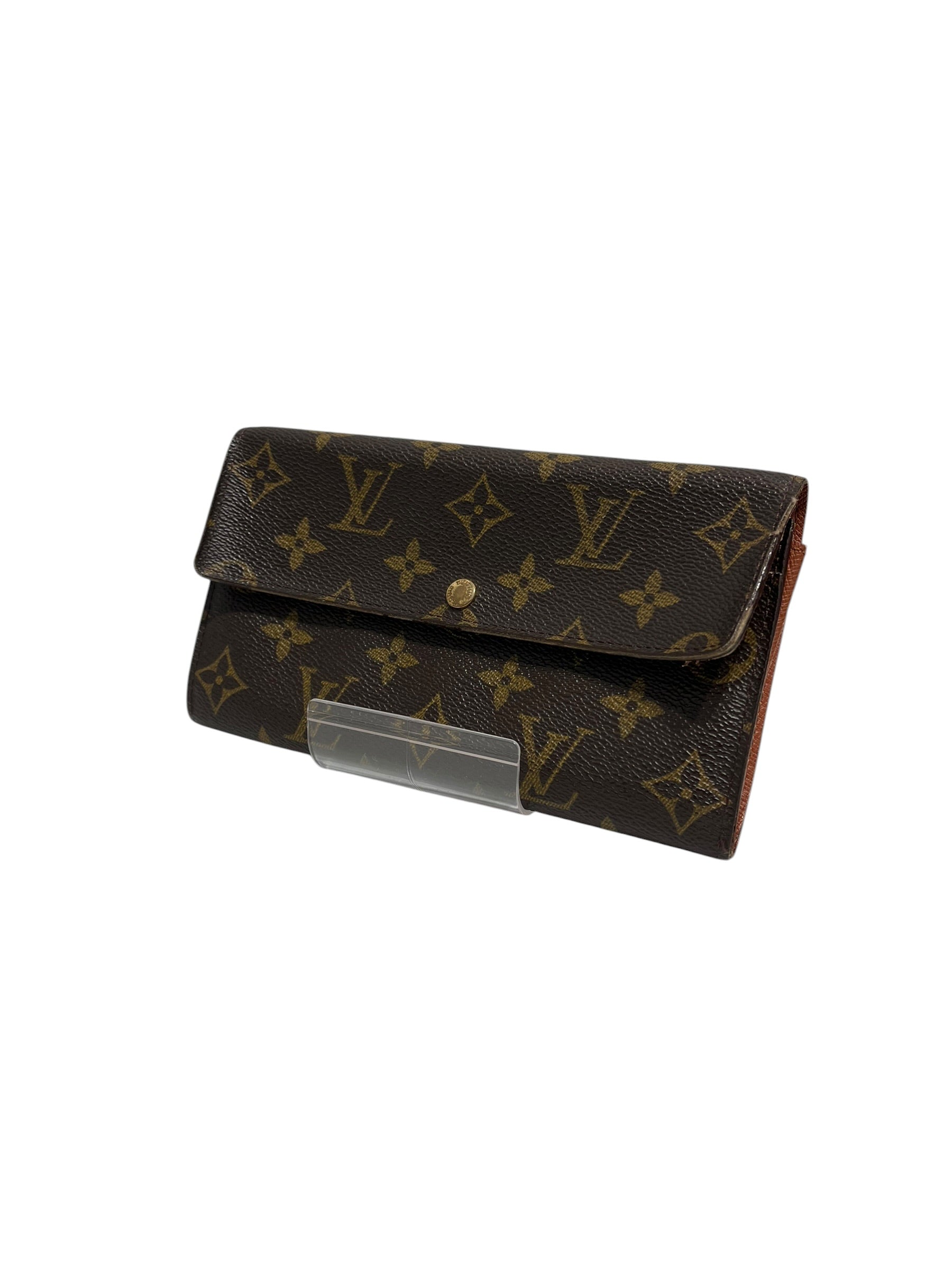 LOUIS VUITTON/Long Wallet/Leather/BRW/L's/ view 1