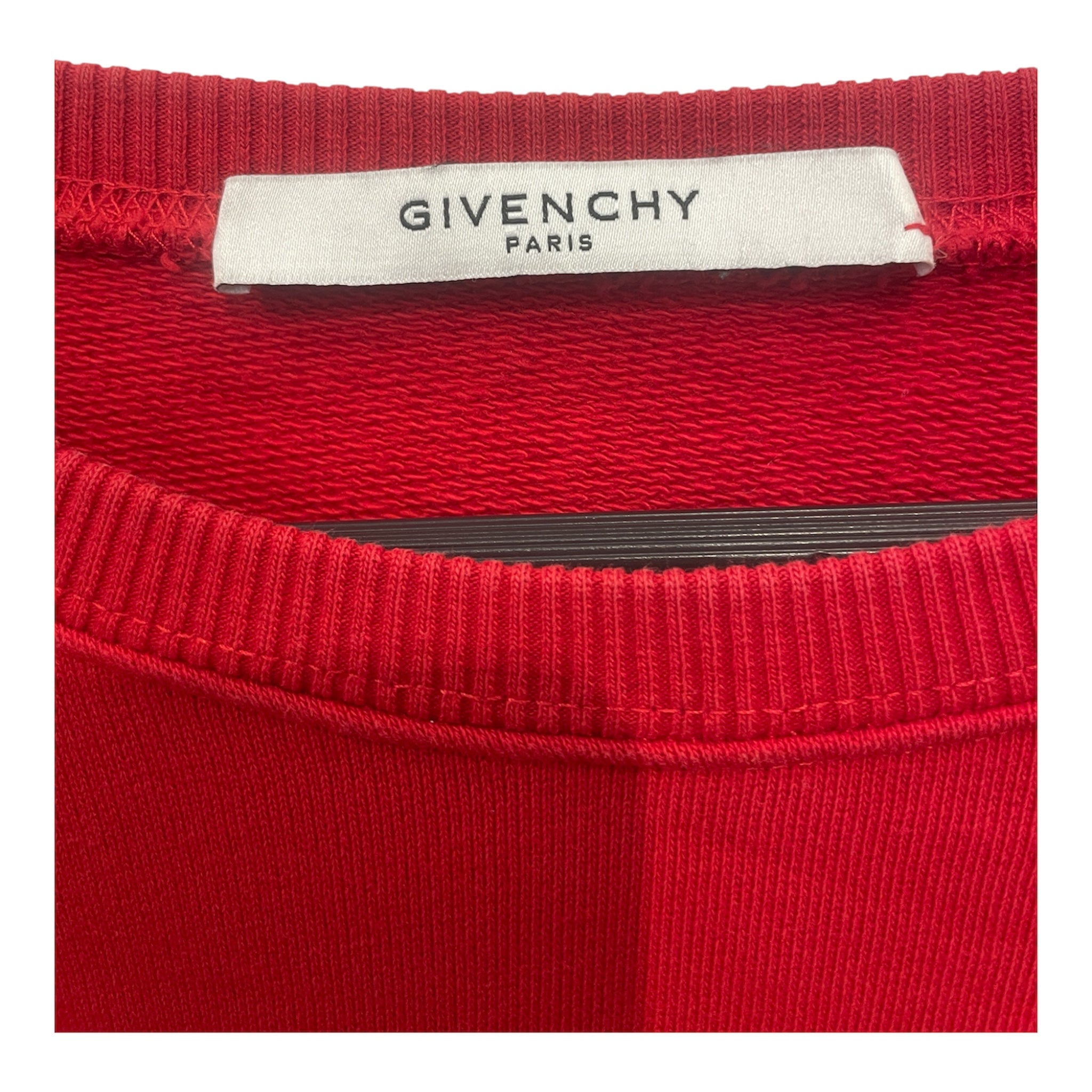 GIVENCHY/Sweatshirt/XS/Cotton/RED/GIVENCHY RED view 3