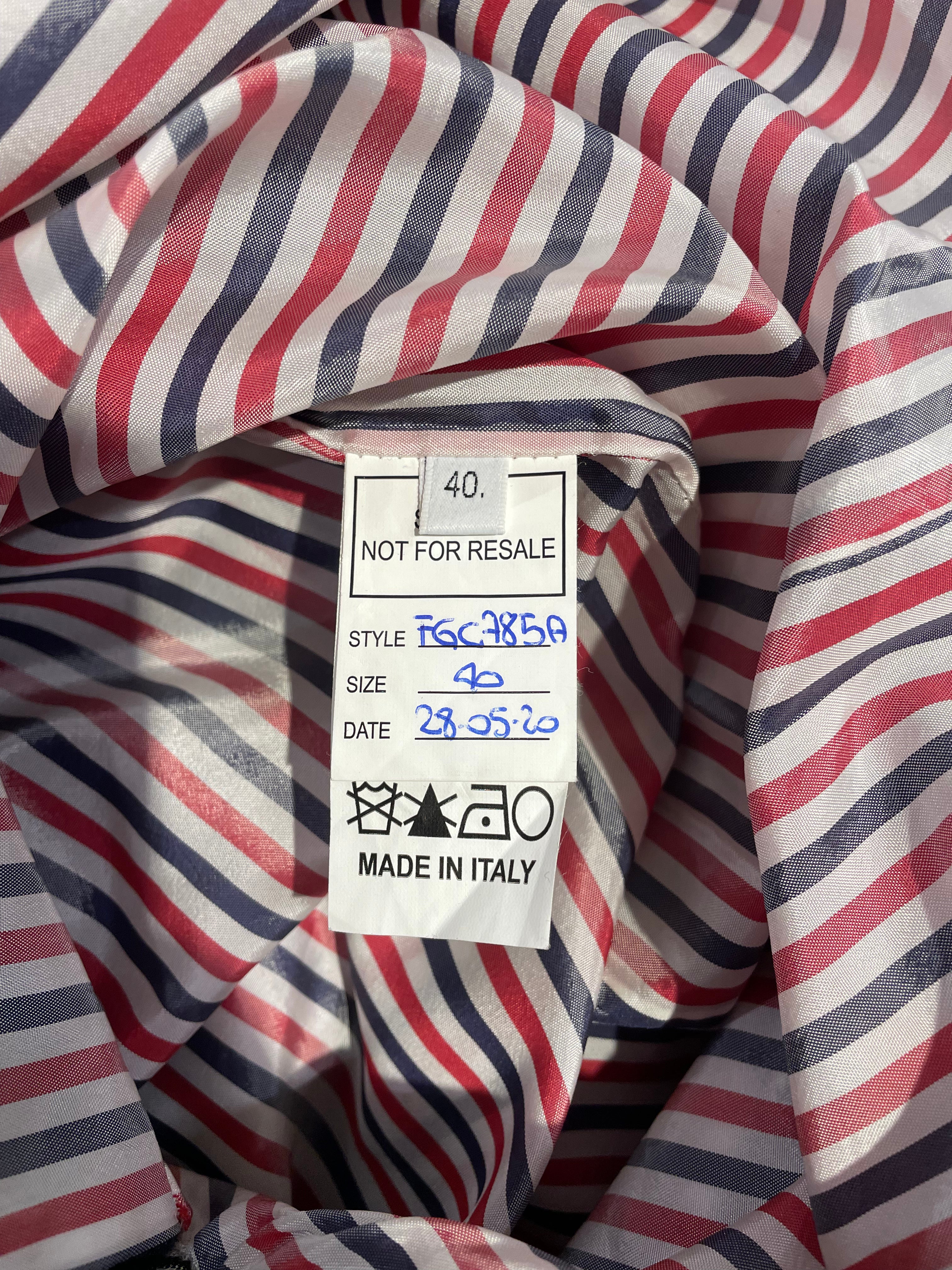 THOM BROWNE. NEW YORK/Long Skirt/40/Floral Pattern/Cotton/BLK/all over floral skirt view 4
