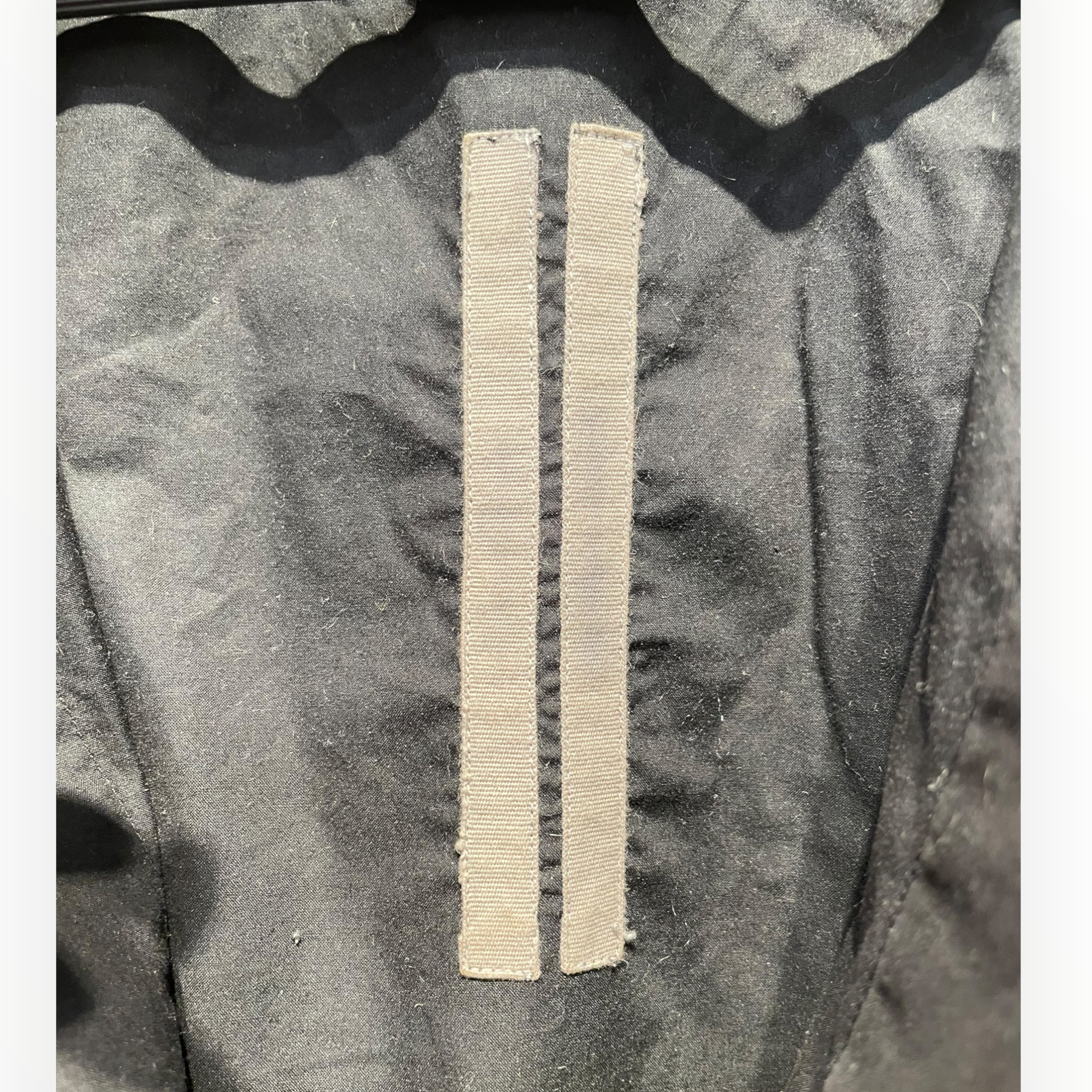 Rick Owens/LS Shirt/36/Cotton/BLK/Long Length/no collar view 3