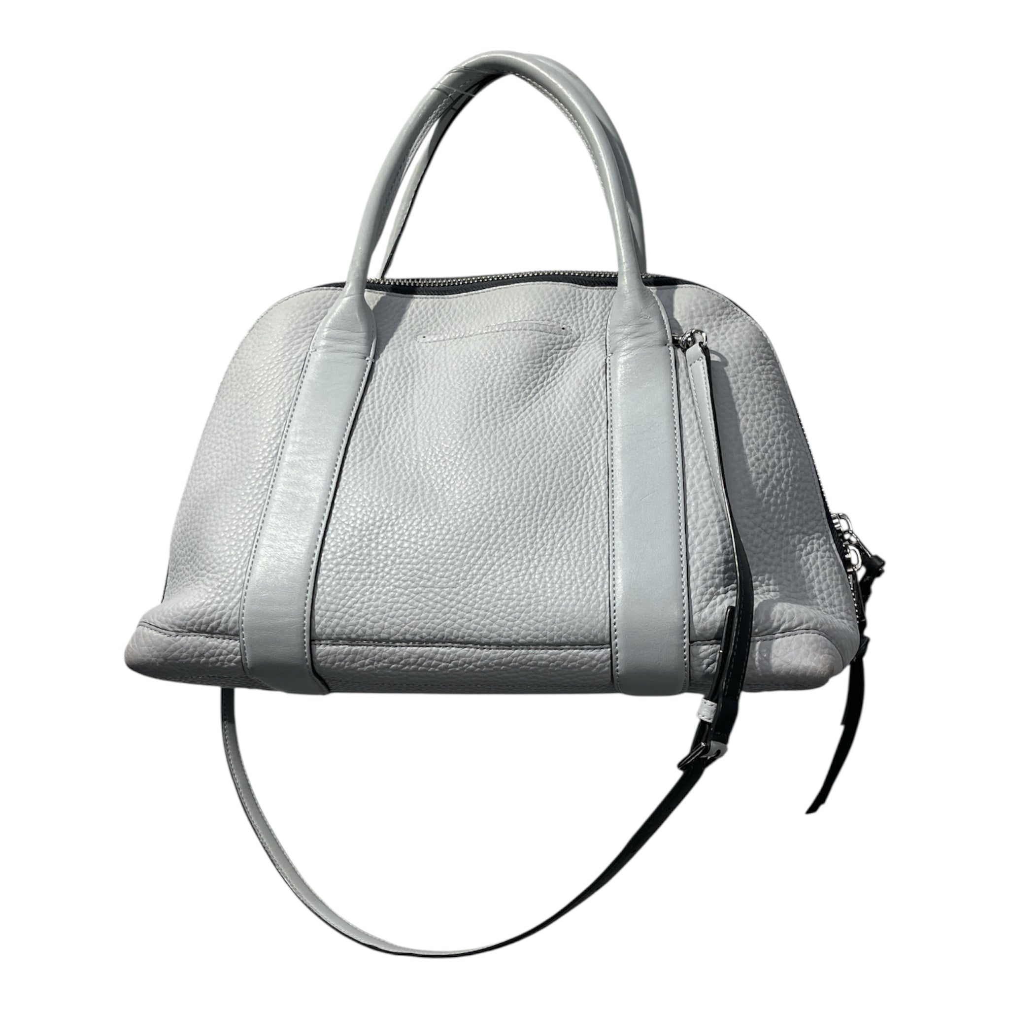 COACH/Hand Bag/Leather/GRY/SILVER DETAIL view 2