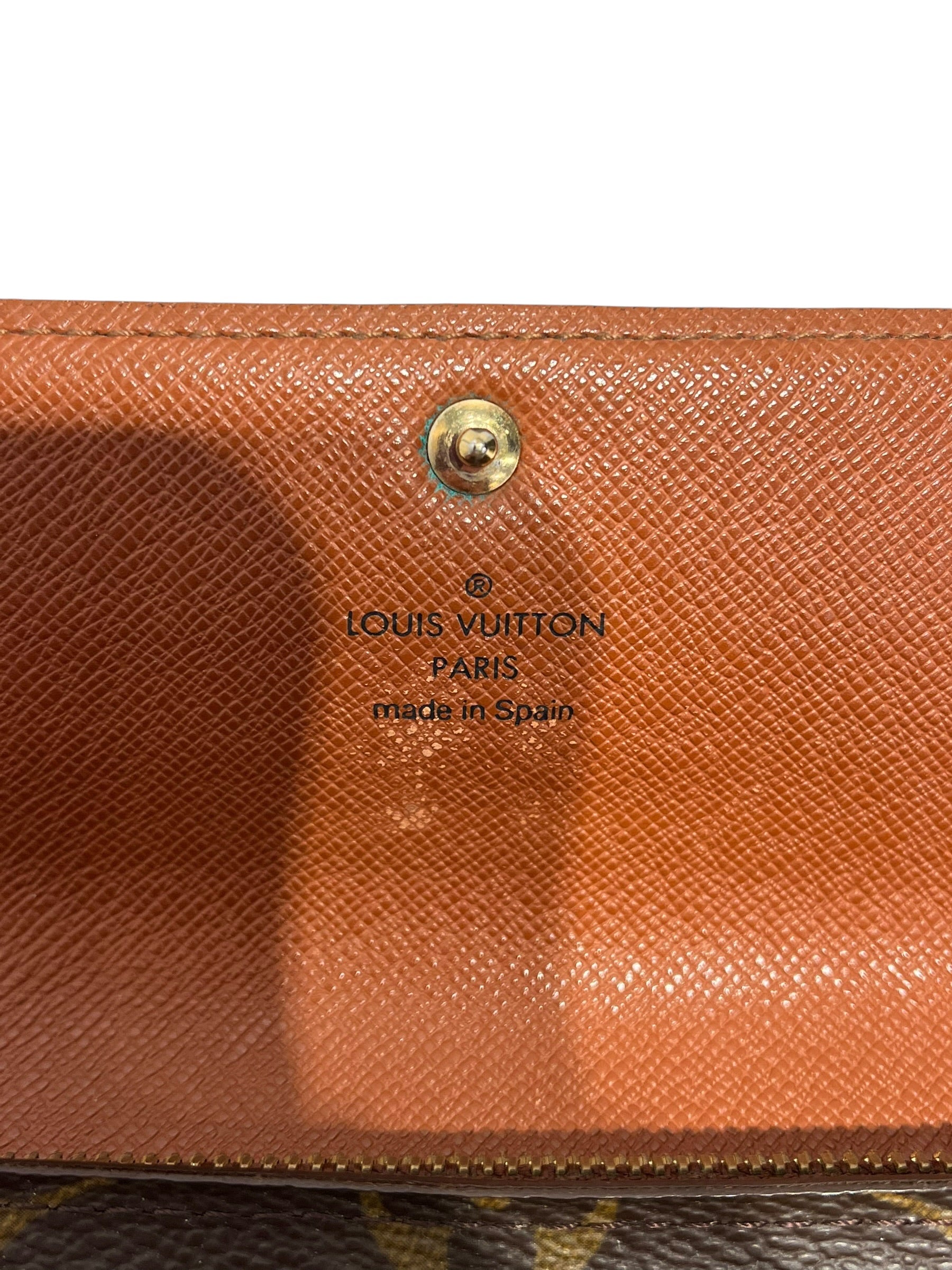 LOUIS VUITTON/Long Wallet/Leather/BRW/L's/ view 4