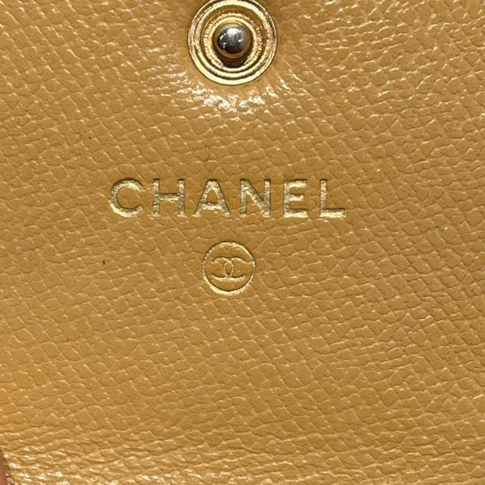 CHANEL/Cigarette Case/Leather/BEG/L's/BEIGE CIGARETTE CASE GOLD LOGO view 5