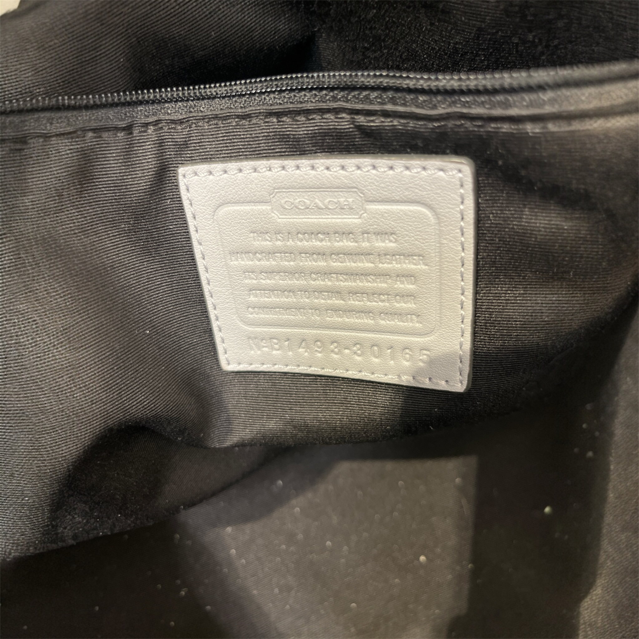 COACH/Hand Bag/Leather/GRY/SILVER DETAIL view 5
