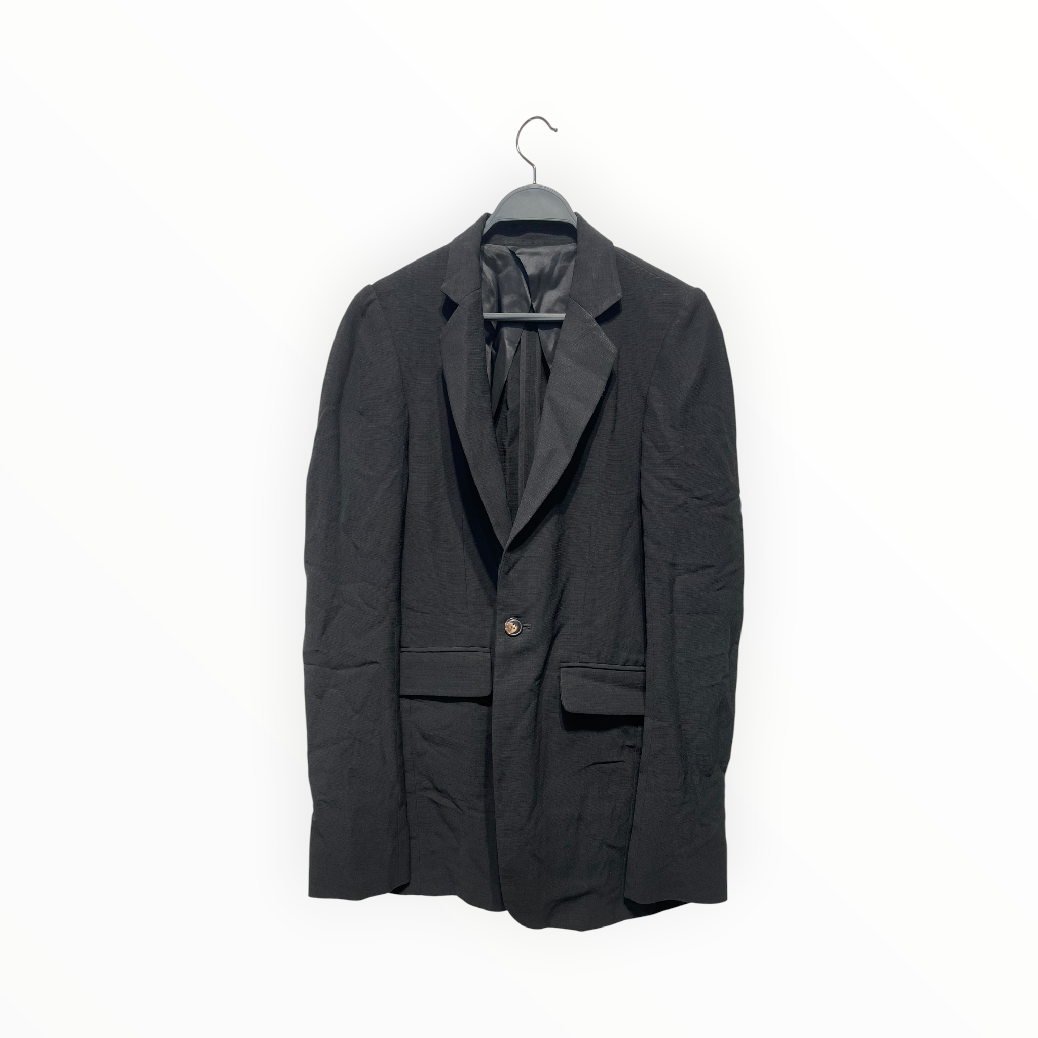 Rick Owens/Tailored Jkt/S/Wool/BLK/wool/silk view 1