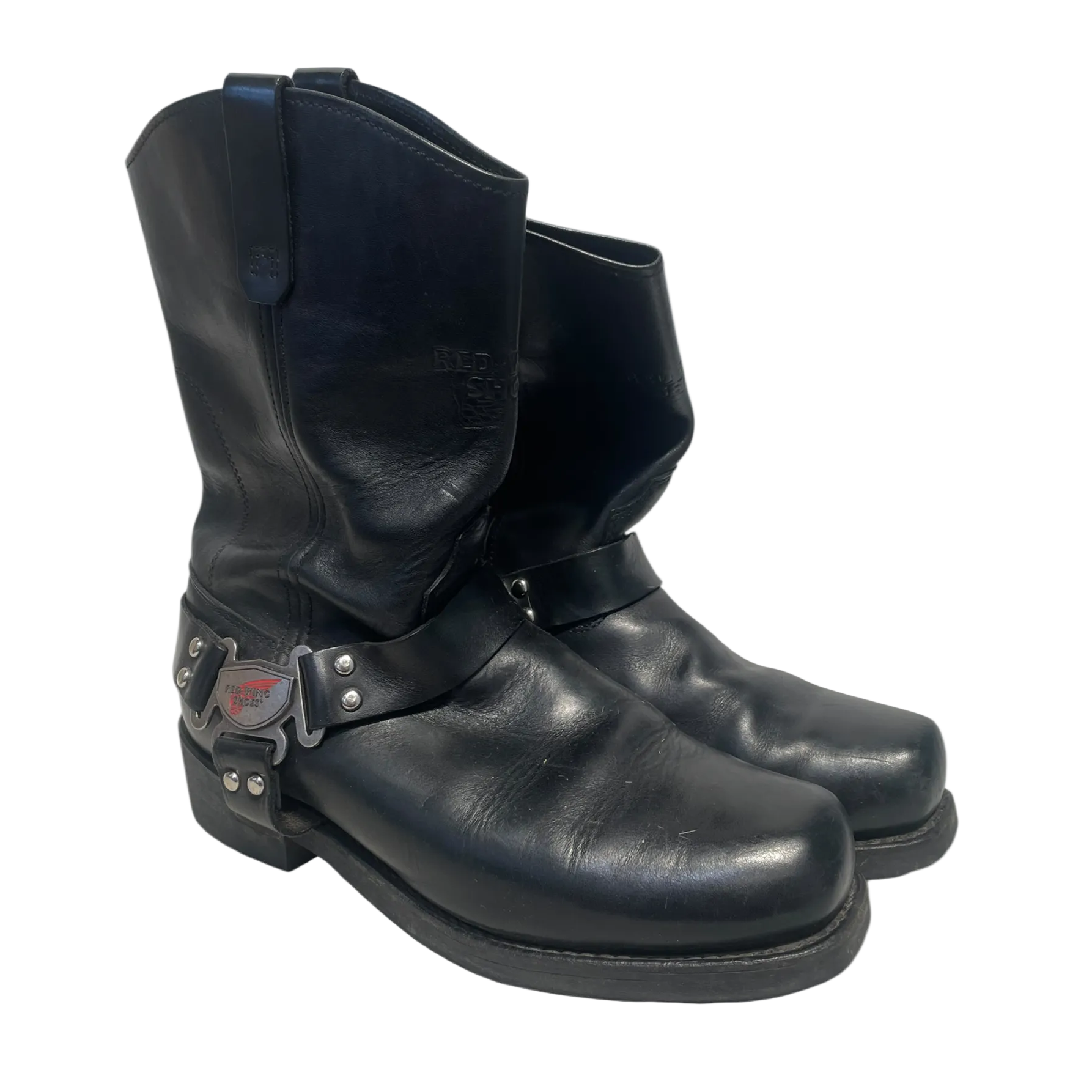 RED WING/Boots/US 12/Leather/BLK/HARNESS BOOT view 1