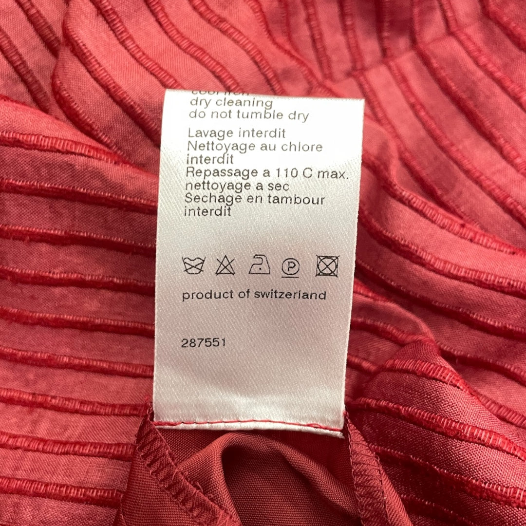 AKRIS punto/Skirt/8/Stripe/Cotton/RED/ view 4