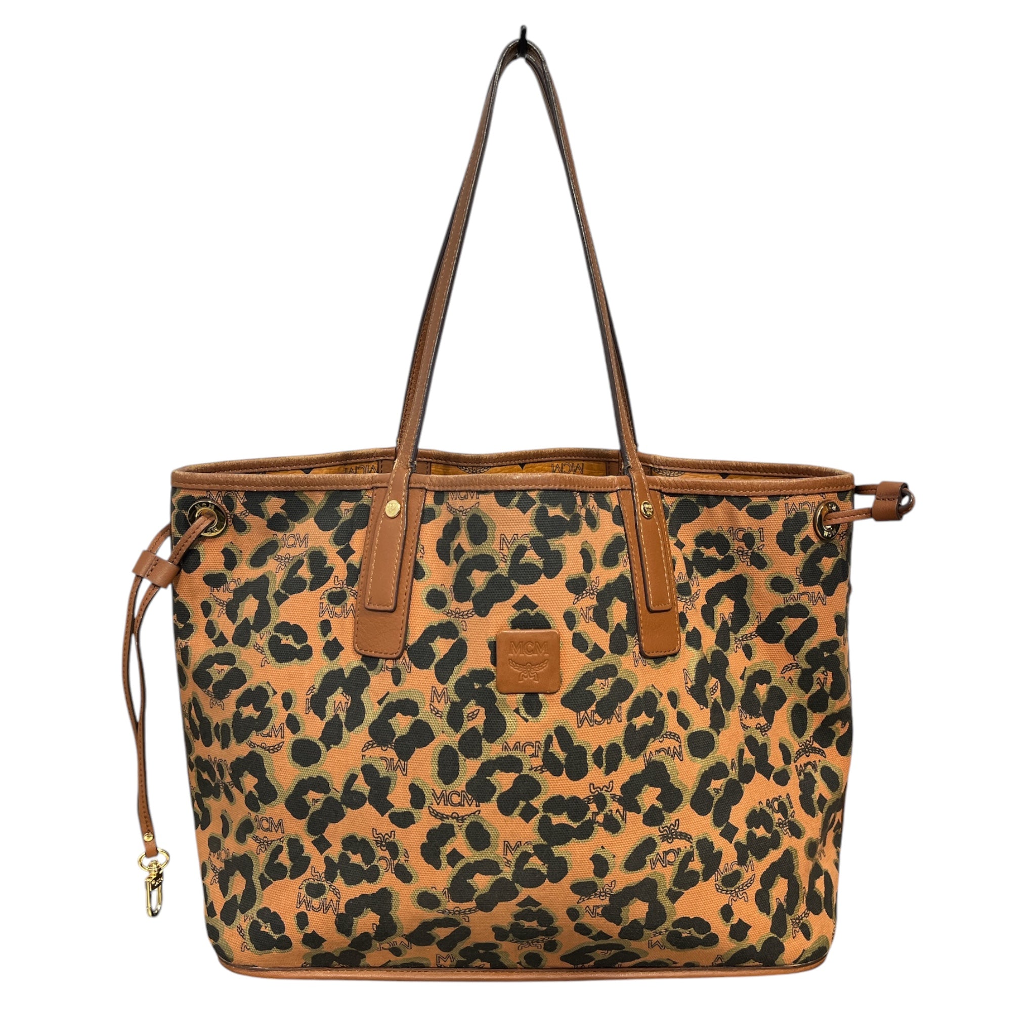 MCM/Tote Bag/All Over Print/MLT/leopard print view 1
