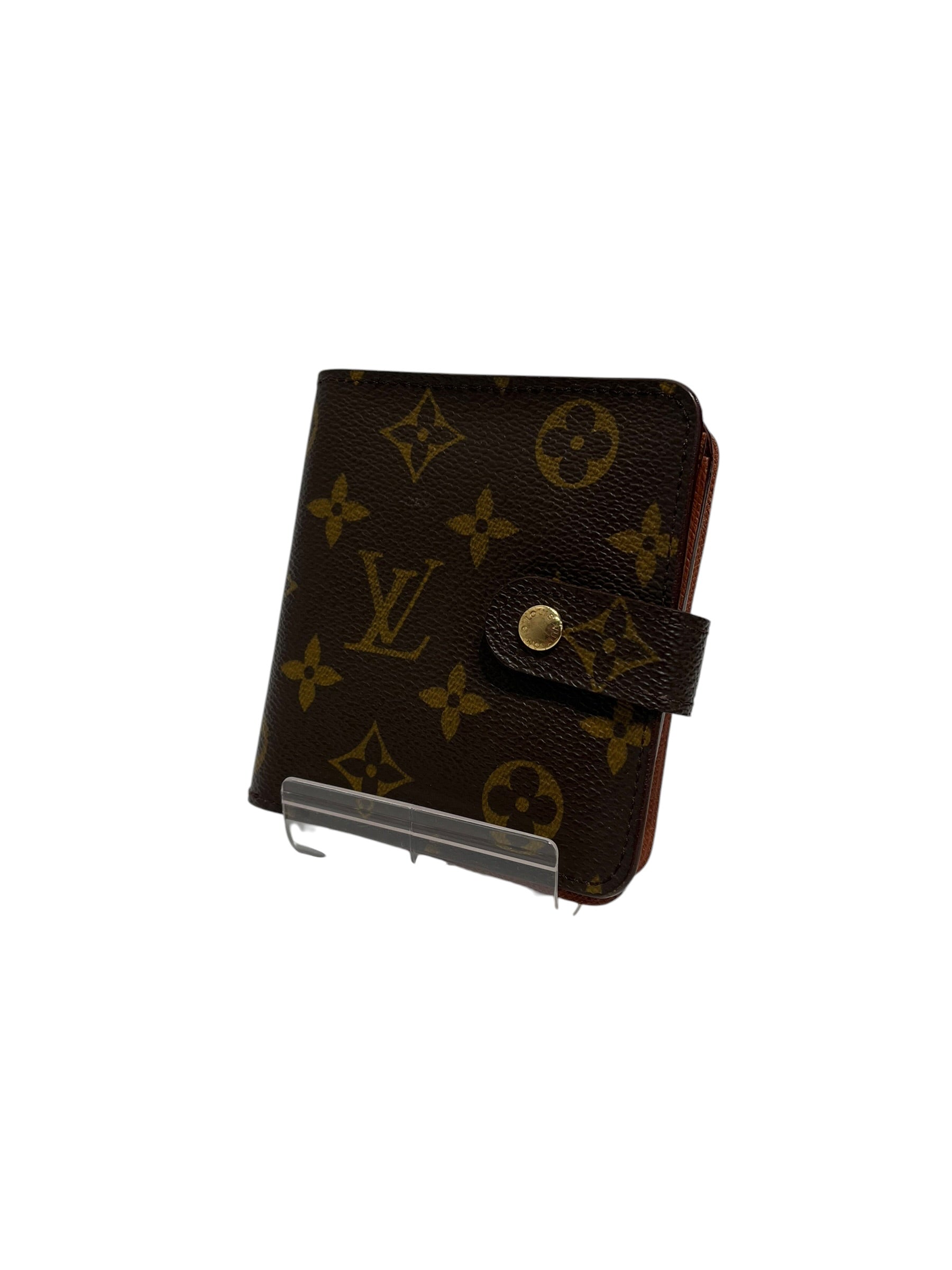 LOUIS VUITTON/Trifold Wallet/Leather/BRW/L's/ view 1
