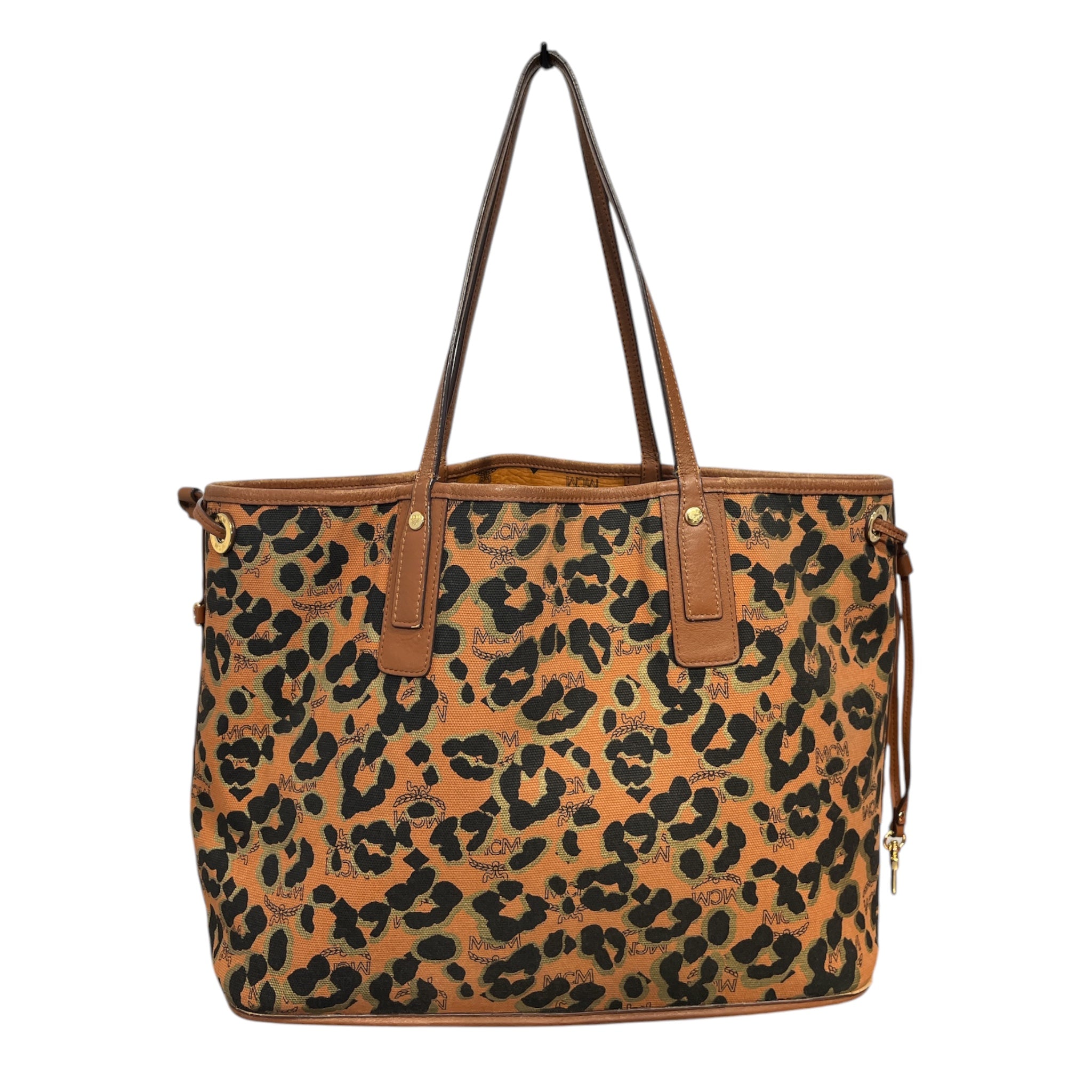 MCM/Tote Bag/All Over Print/MLT/leopard print view 2
