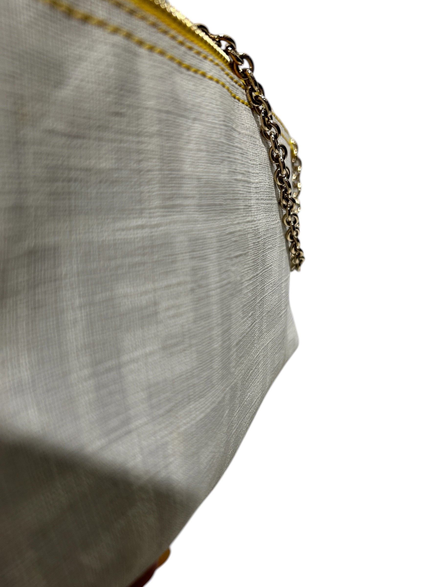 FENDI/Pouch/Monogram/Leather/WHT/ZUCCA CHAIN view 6