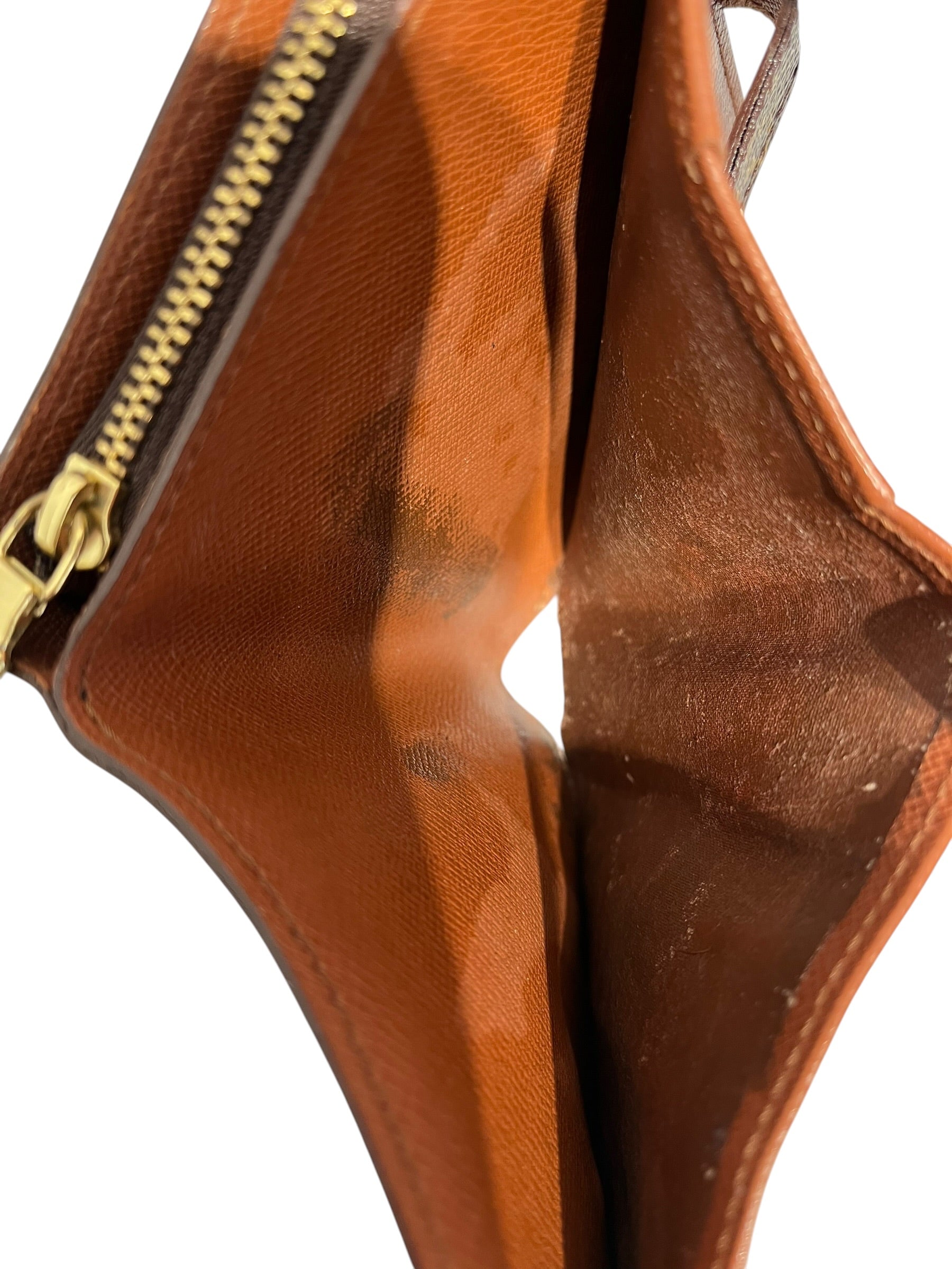 LOUIS VUITTON/Trifold Wallet/Leather/BRW/L's/ view 4
