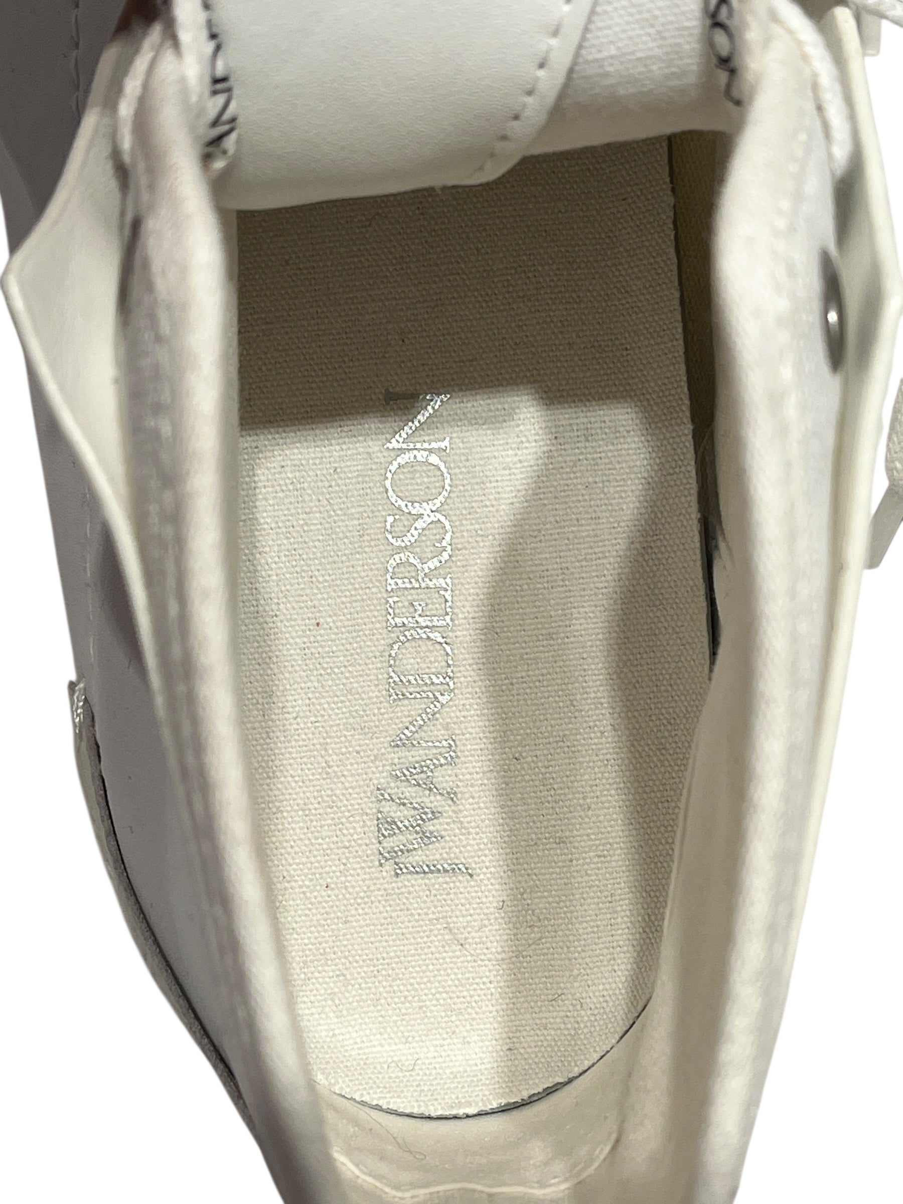 JW ANDERSON(J.W.ANDERSON)/Hi-Sneakers/US 7/Leather/WHT/Patent/Panel High Top Sneakers view 3