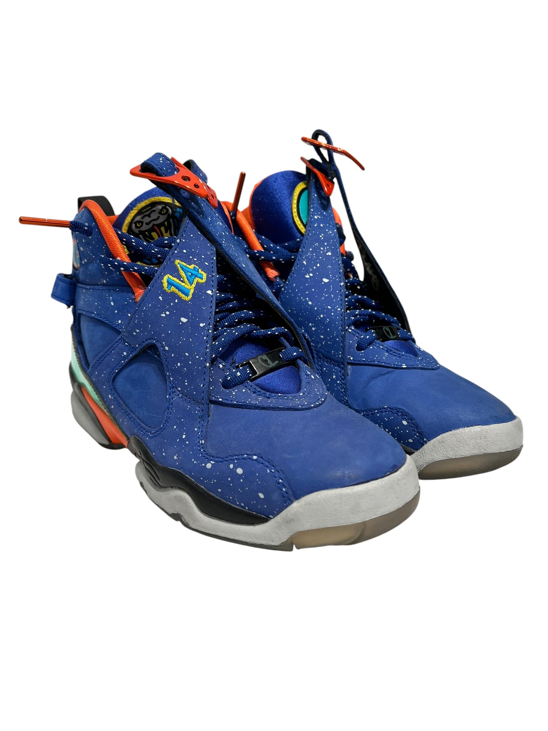 NIKE/Hi-Sneakers/US 7/Suede/BLU/Jordan 8 Doernbecher view 1