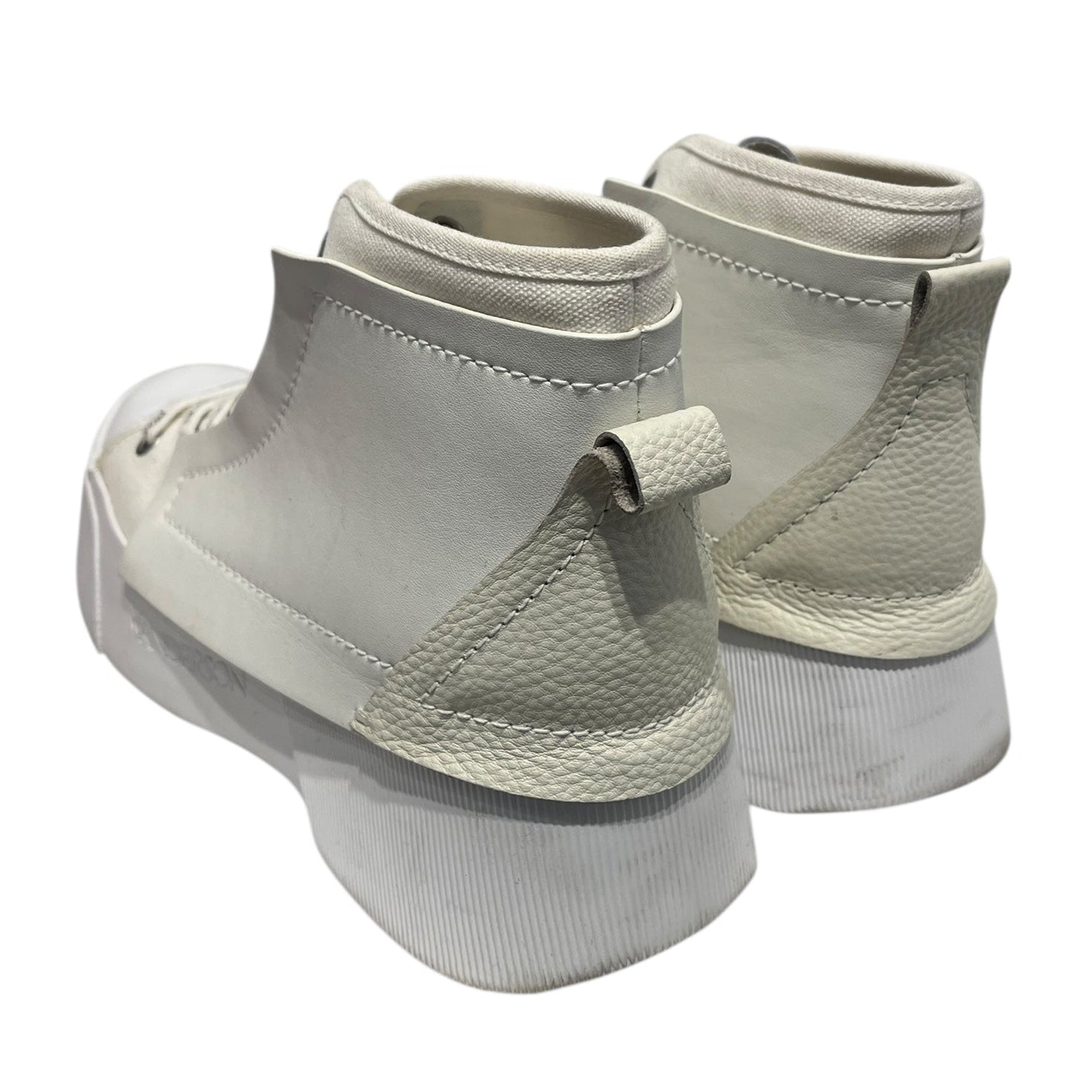 JW ANDERSON(J.W.ANDERSON)/Hi-Sneakers/US 7/Leather/WHT/Patent/Panel High Top Sneakers view 2