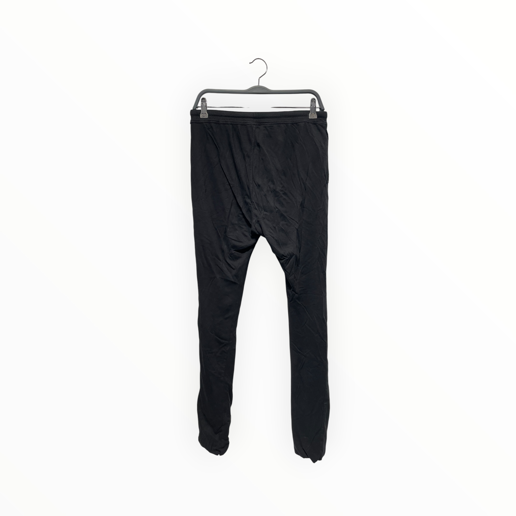 RICK OWENS DRKSHDW/Skinny Pants/S/Cotton/BLK/Button Fly/soft pants view 2
