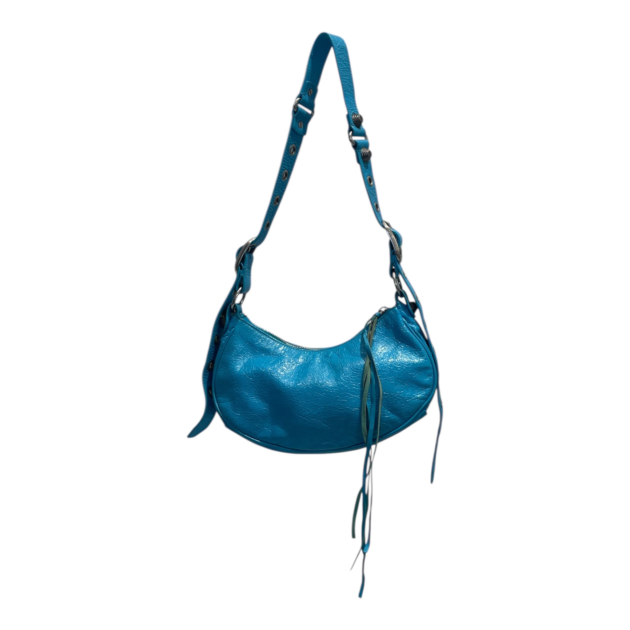 BALENCIAGA/Hand Bag/Leather/BLU/LA CAGOLE XS view 2