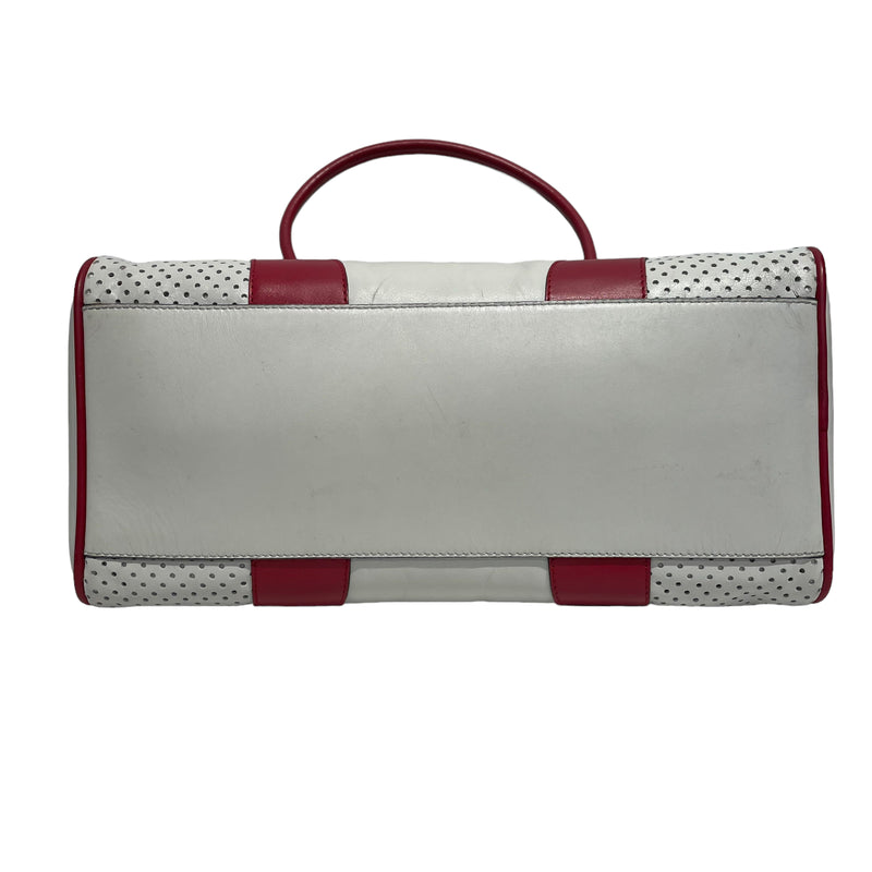 PRADA/Hand Bag/Leather/RED/PRADA VITELLO BOWLER