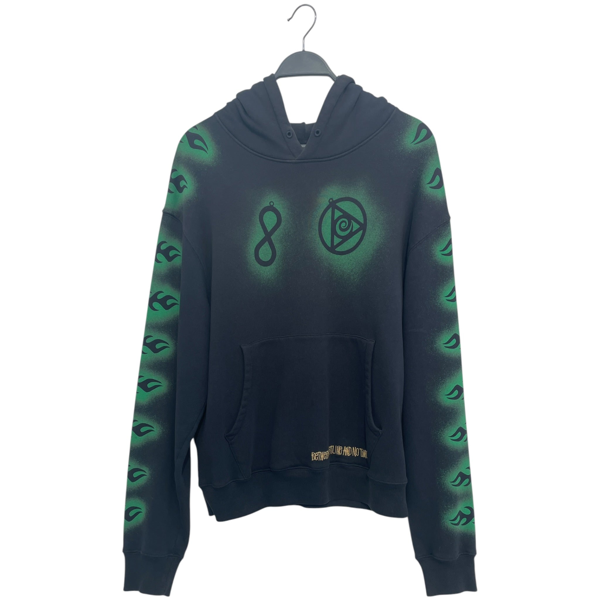 DRIES VAN NOTEN/STUSSY/Hoodie/L/Cotton/BLK/embroidered view 1