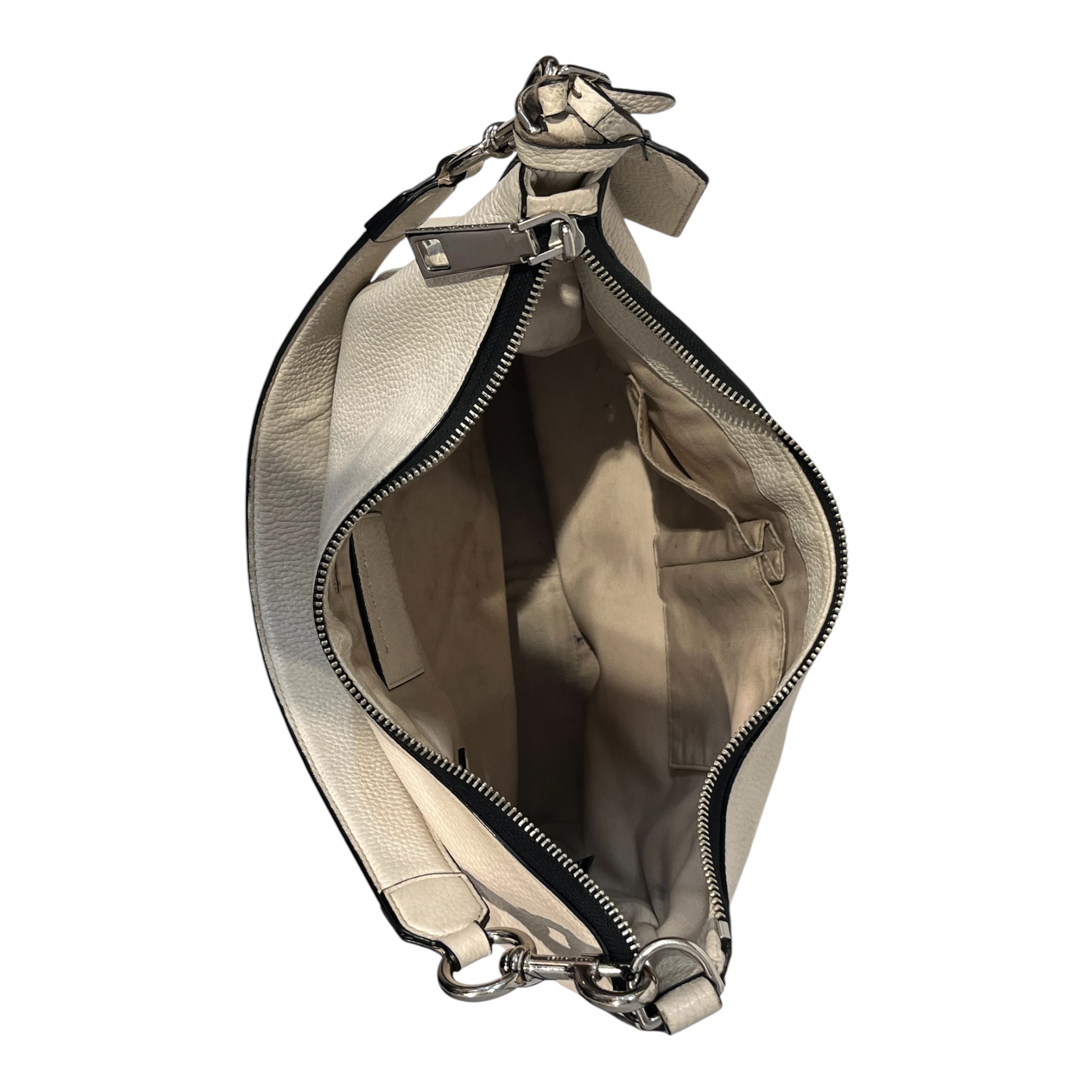 MARC JACOBS/Bag/Leather/WHT/GOTHAM CITY HOBO view 3