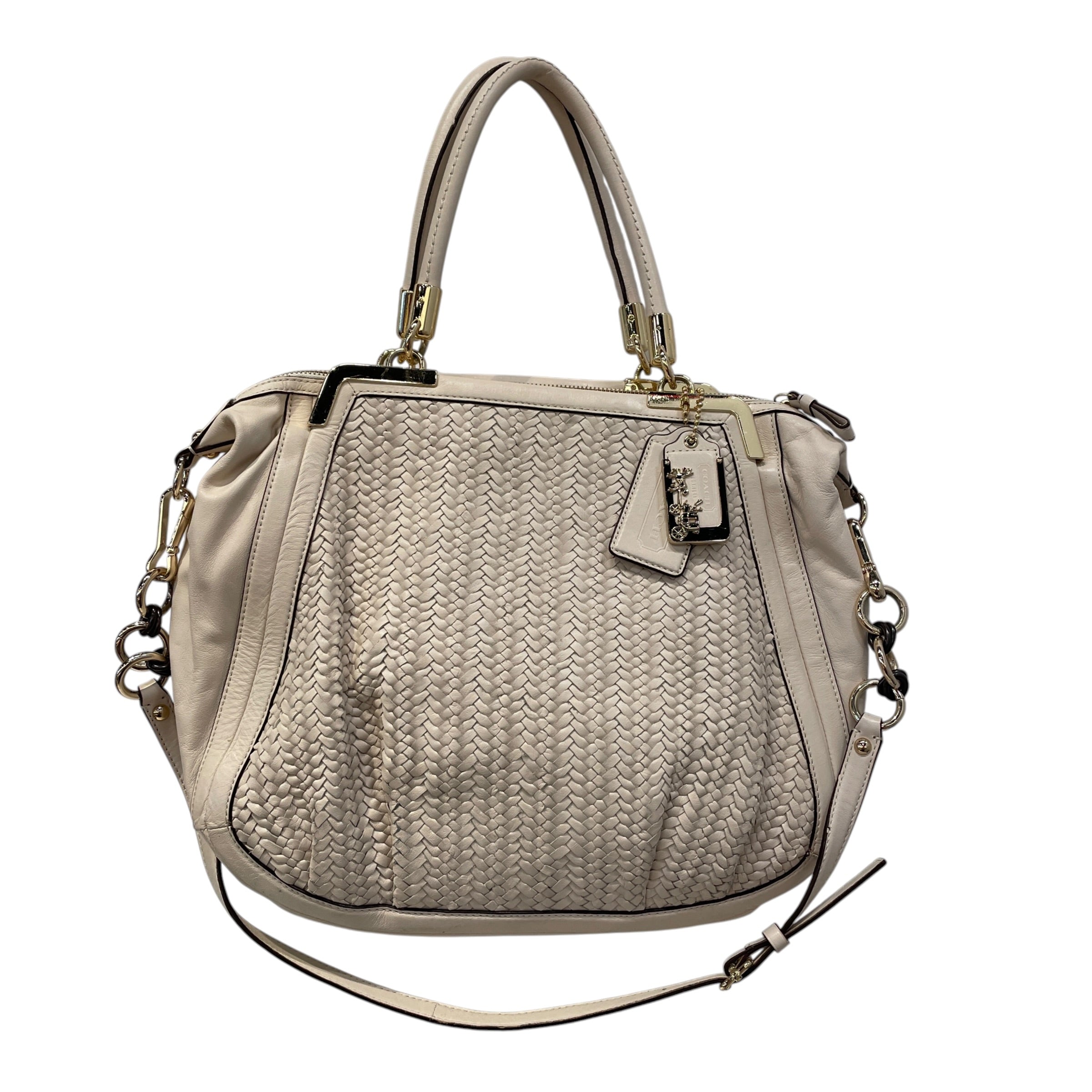 COACH/Cross Body Bag/Leather/CRM/m1269-23489 Madison Woven view 2
