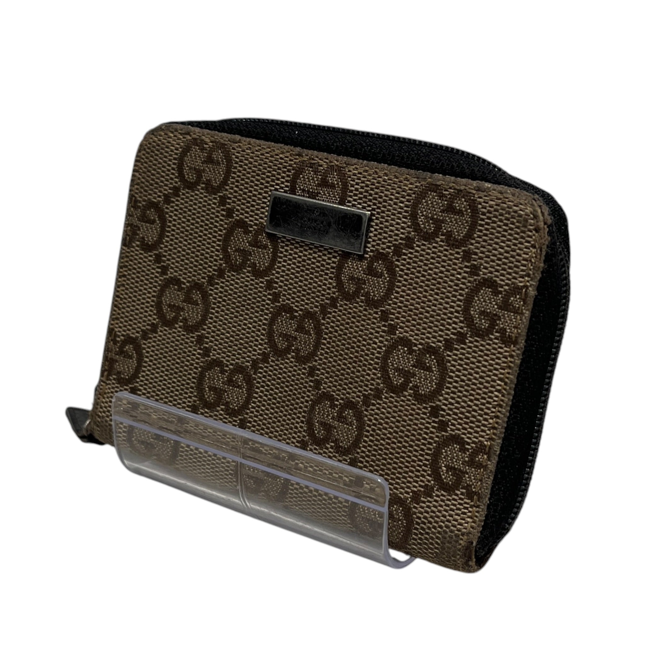 GUCCI/Coin Wallet/Monogram/Cotton/BEG/L's/MONOGRAM BEIGE COIN PURSE view 1