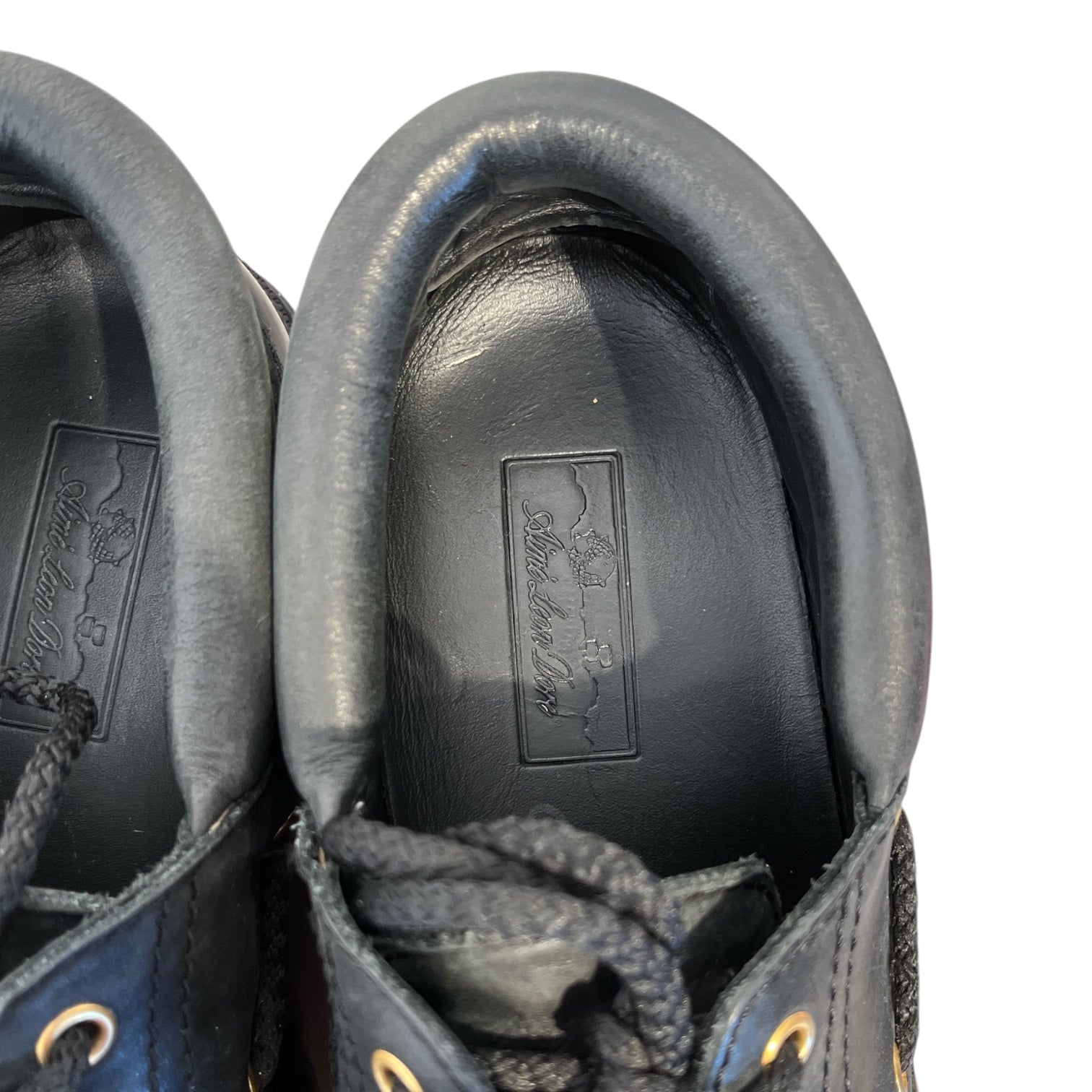AIME LEON DORE/Dress Shoes/US 7/Leather/BLK/aime Leon Dore papia boat shoe view 3