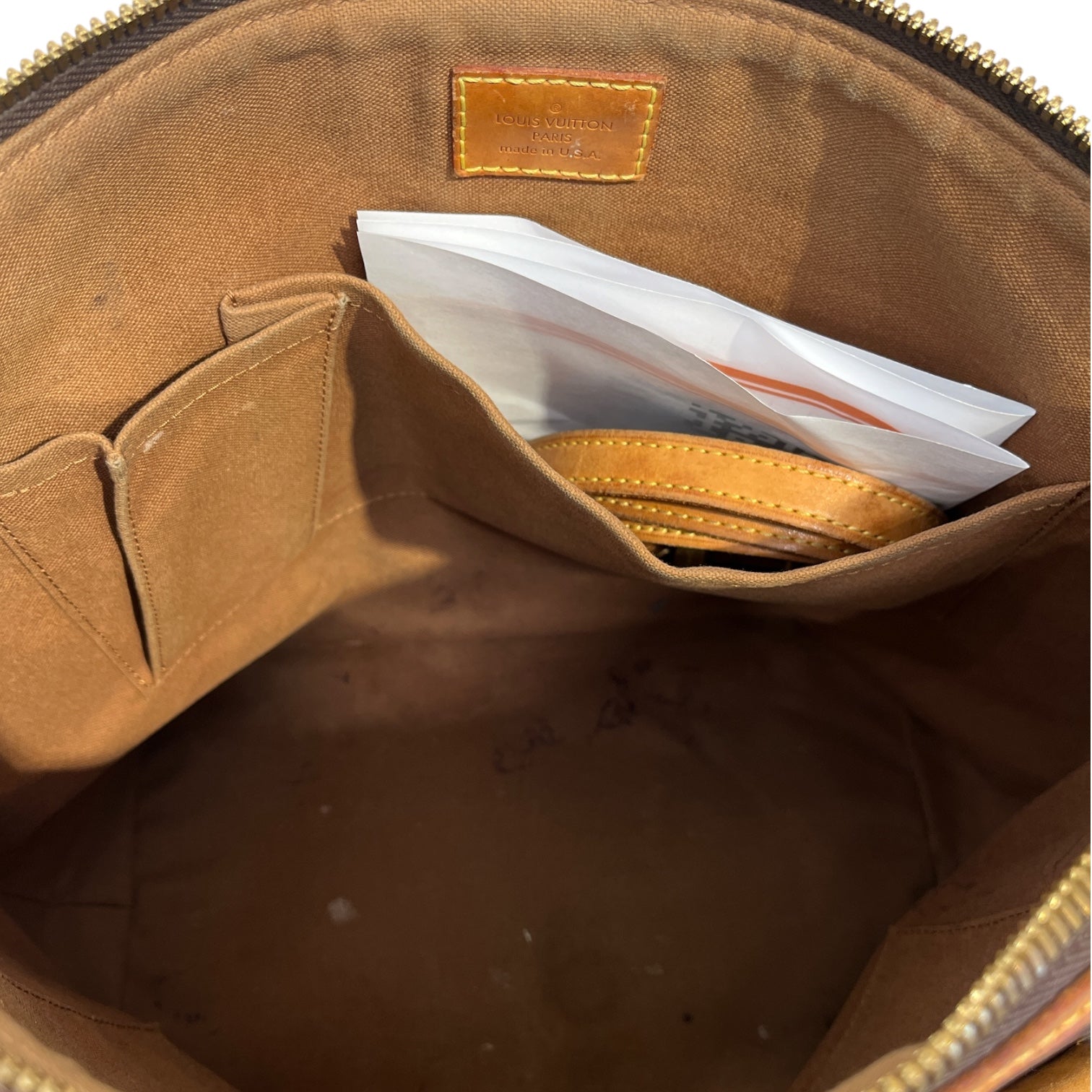 LOUIS VUITTON/Tote Bag/Monogram/Leather/BRW/Louis Vuitton Palermo view 4