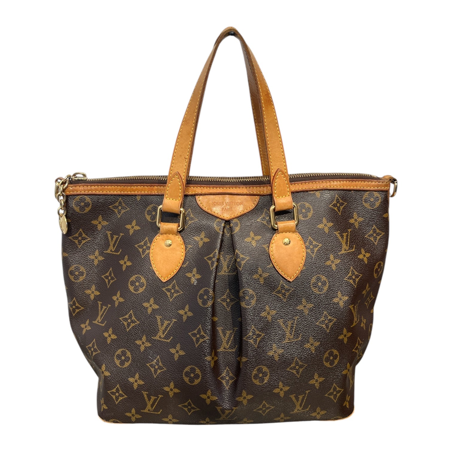 LOUIS VUITTON/Tote Bag/Monogram/Leather/BRW/Louis Vuitton Palermo view 1