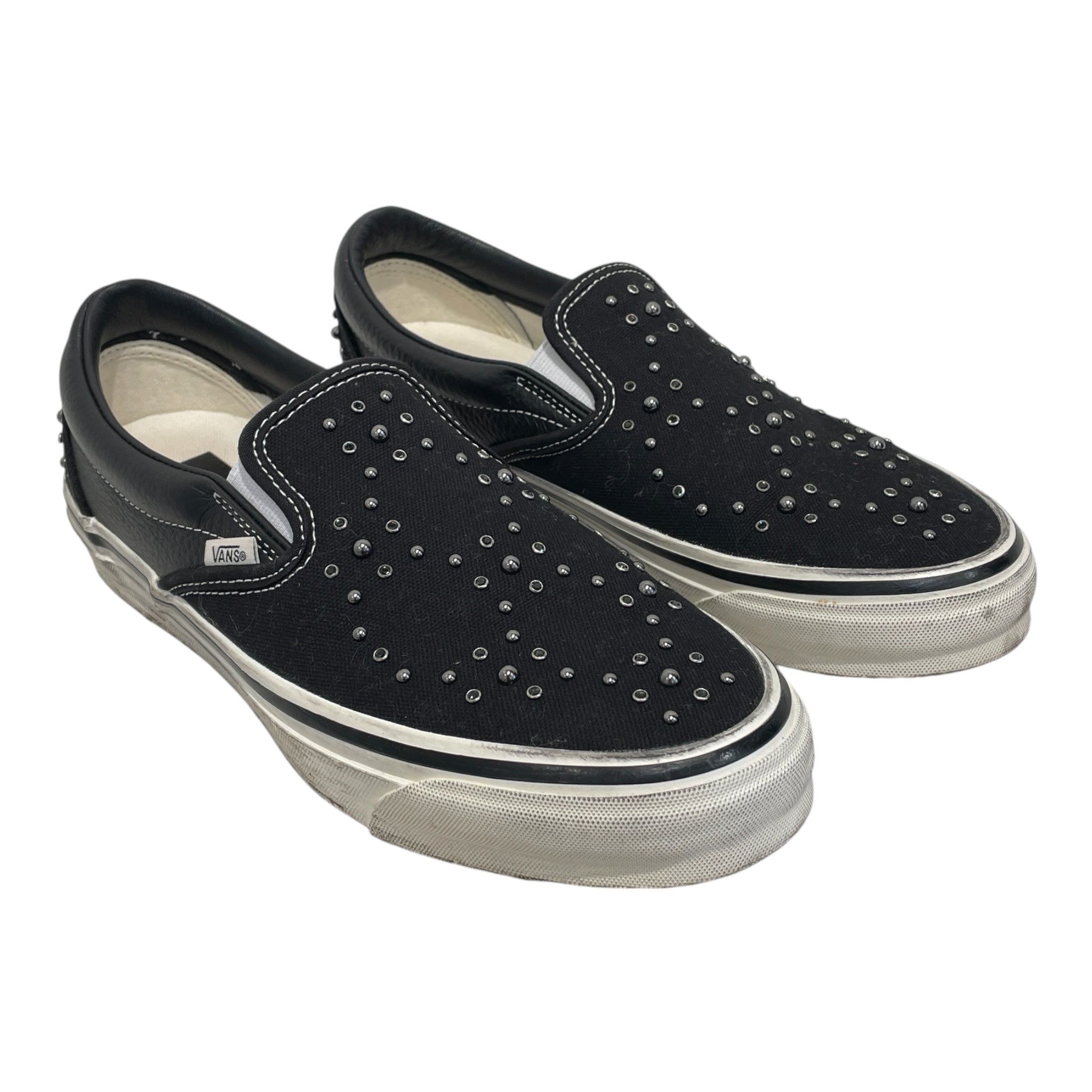 VANS/Low-Sneakers/US 9/Cotton/BLK/BLACK PEARLIZED view 1