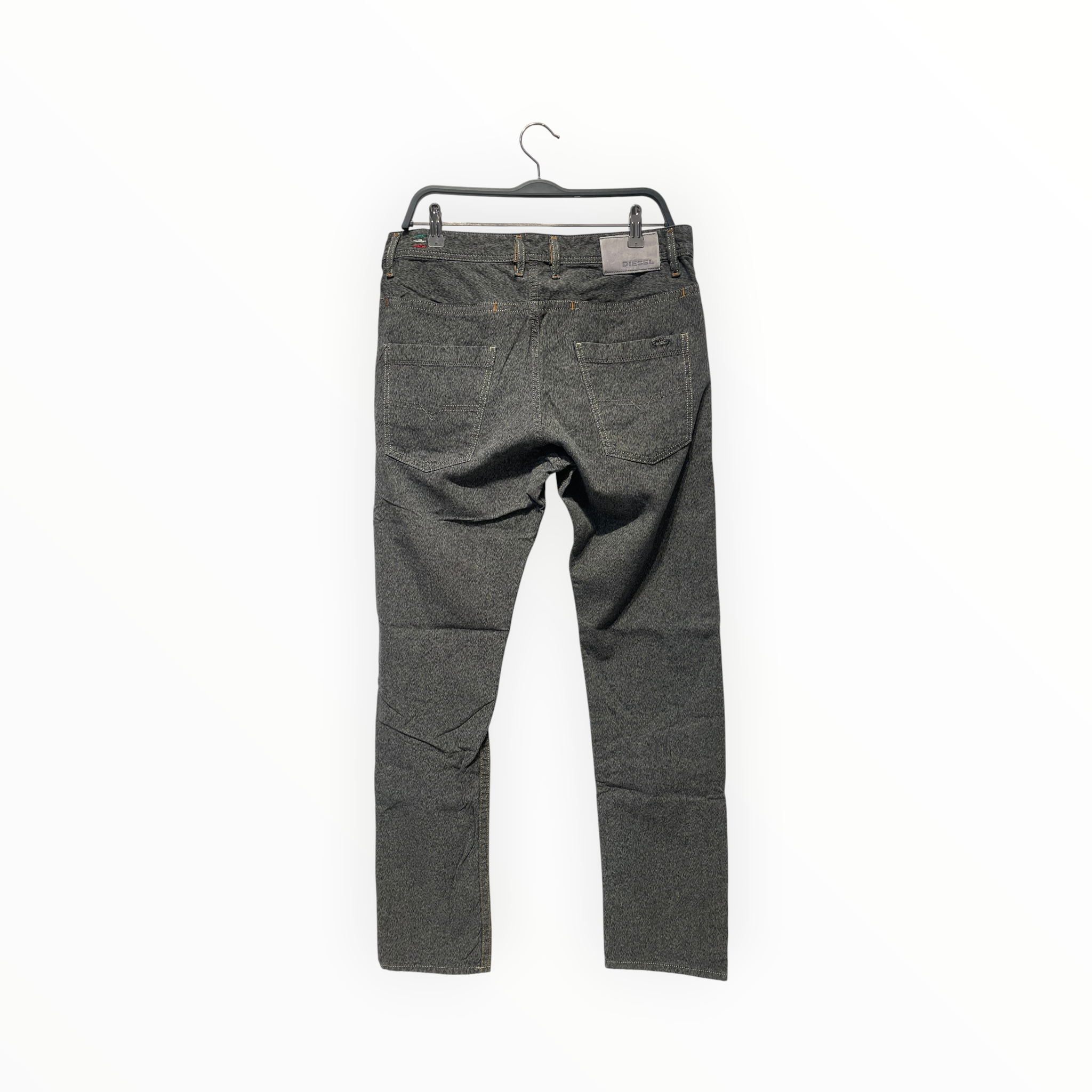 DIESEL/Pants/32/Cotton/GRY/Button Fly/Charm on Belt Loop view 2