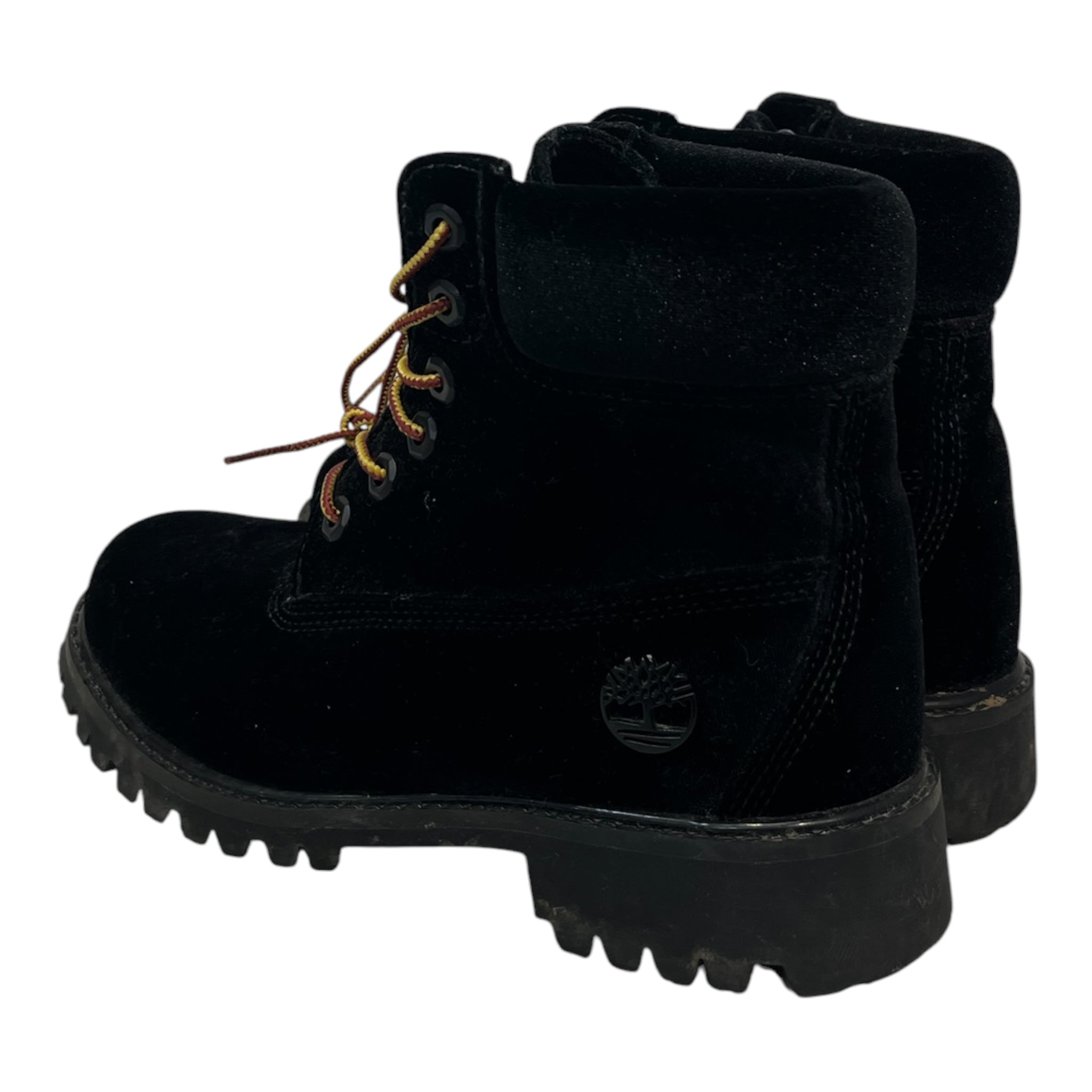 Timberland/OFF-WHITE/Boots/US 5.5/Velour/BLK/ view 2