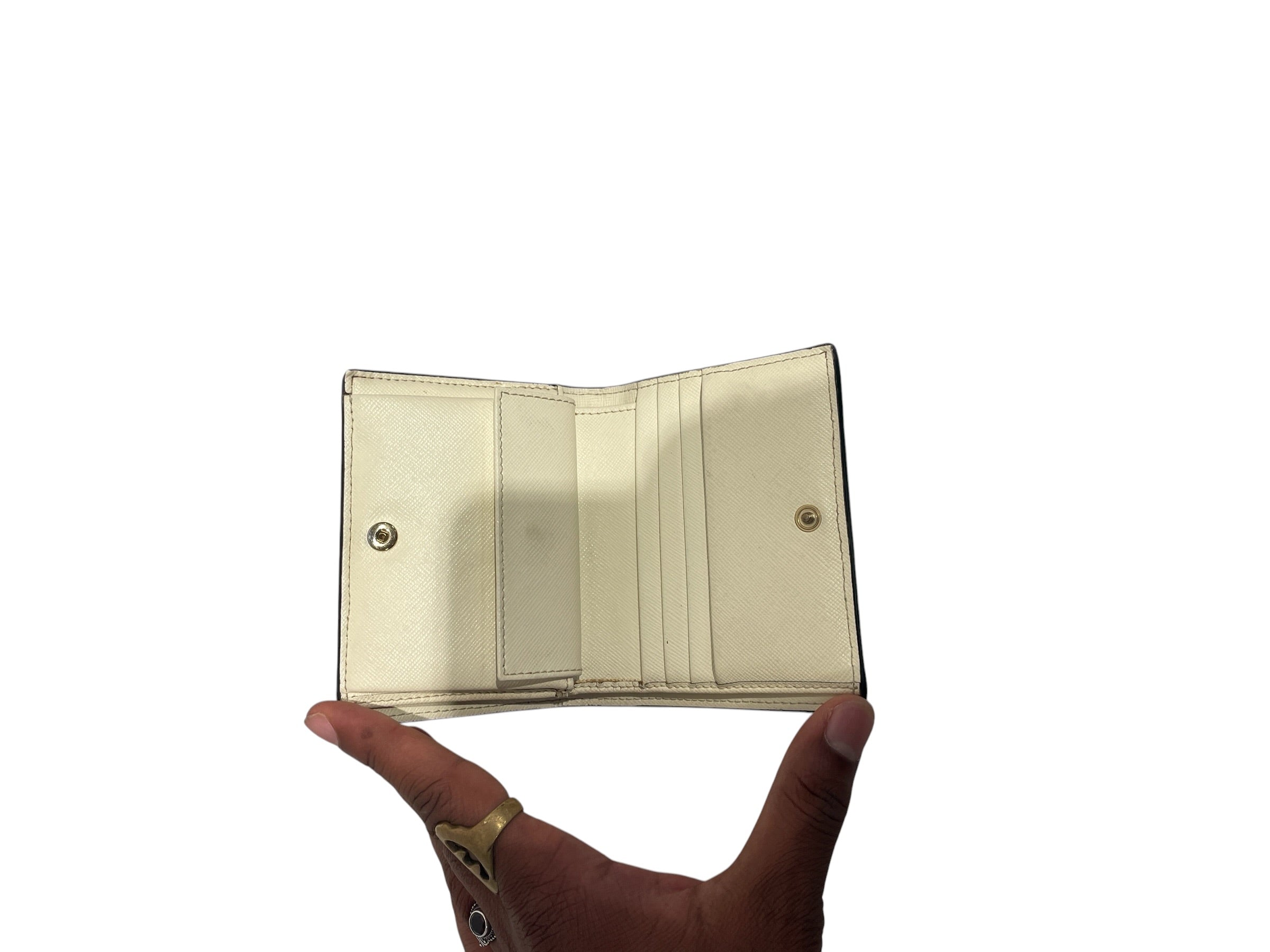 MARNI/Bifold Wallet/Border/Leather/IDG/L's/SAFFIANO LEATHER view 7