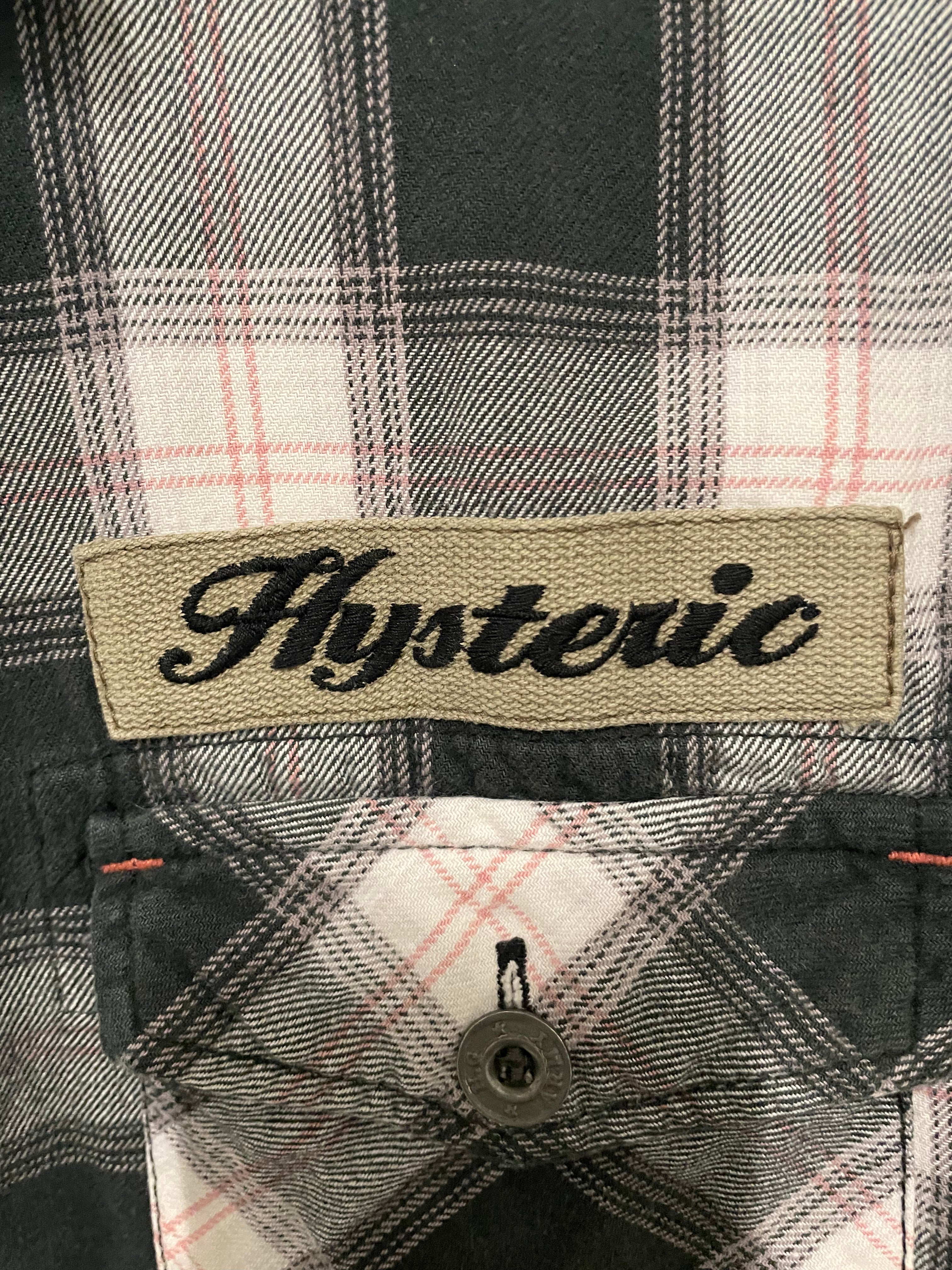 HYSTERIC GLAMOUR/LS Shirt/S/Cotton/MLT/Plaid/KHAKI CARGO POCKET SLEEVES view 3