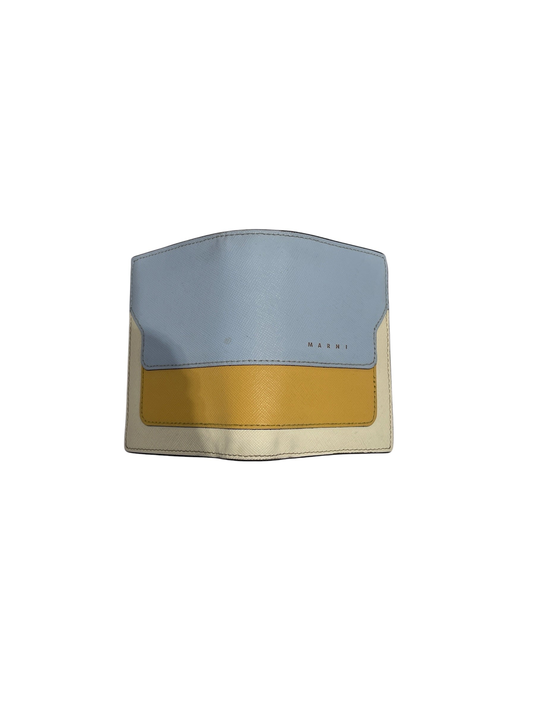 MARNI/Bifold Wallet/Border/Leather/IDG/L's/SAFFIANO LEATHER view 4