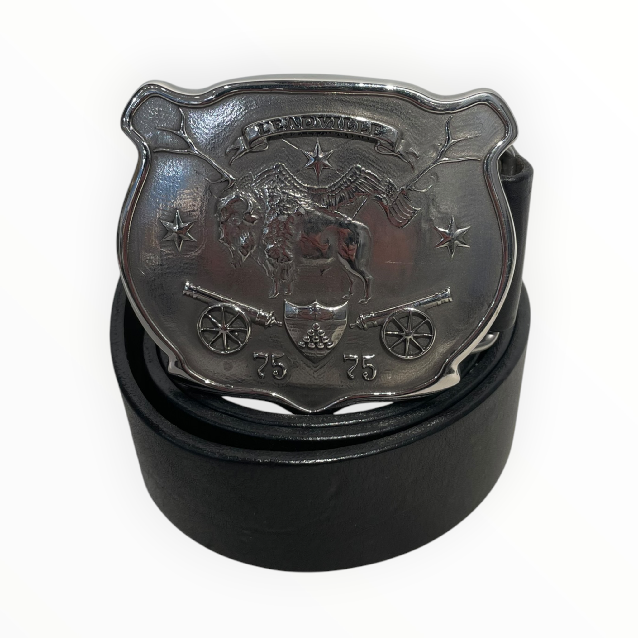Alexander McQueen/Belt/Leather/BLK/M's/ view 1