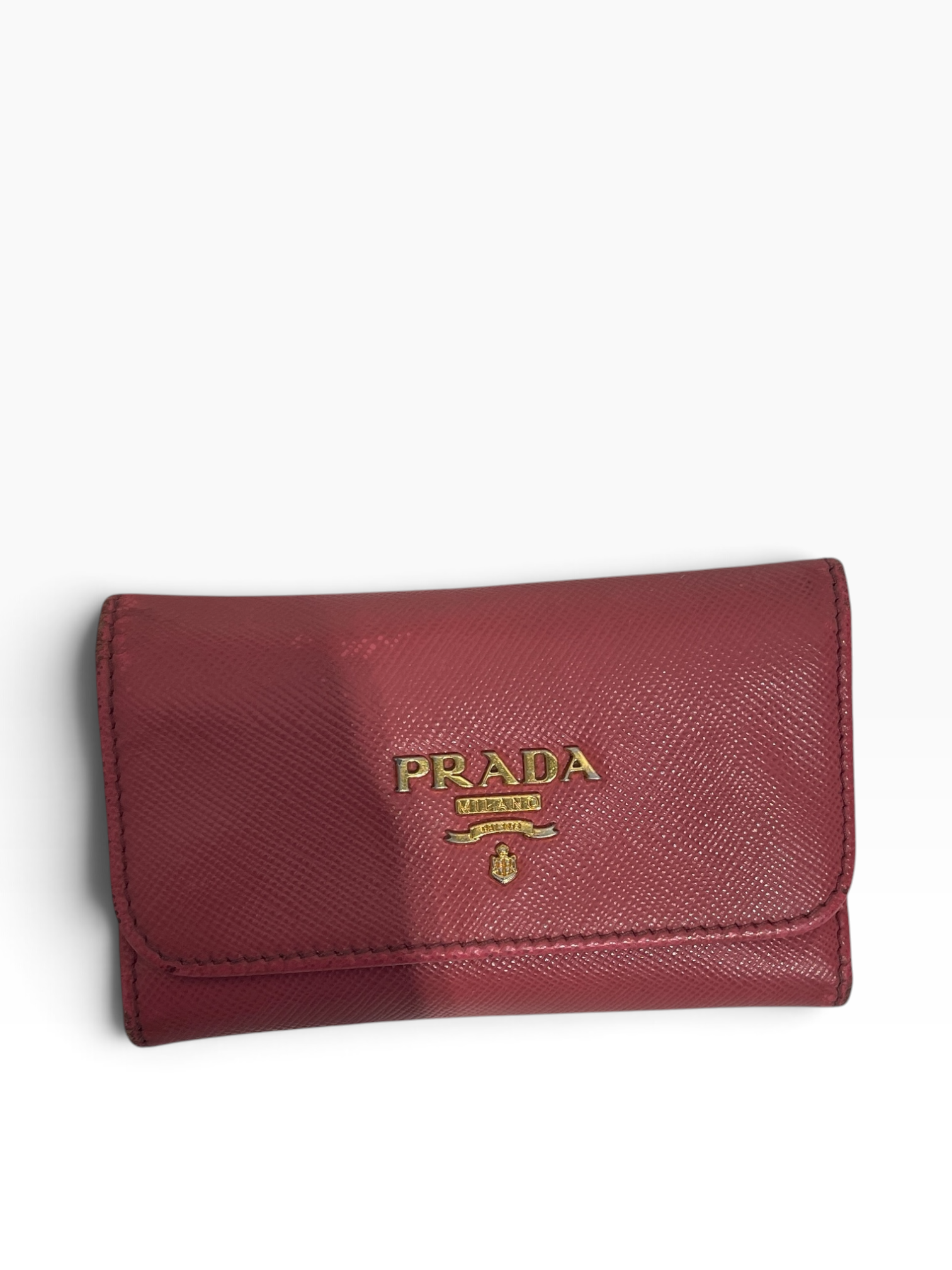 PRADA/Wallet/Leather/PNK/L's/6 KEY CASE view 3