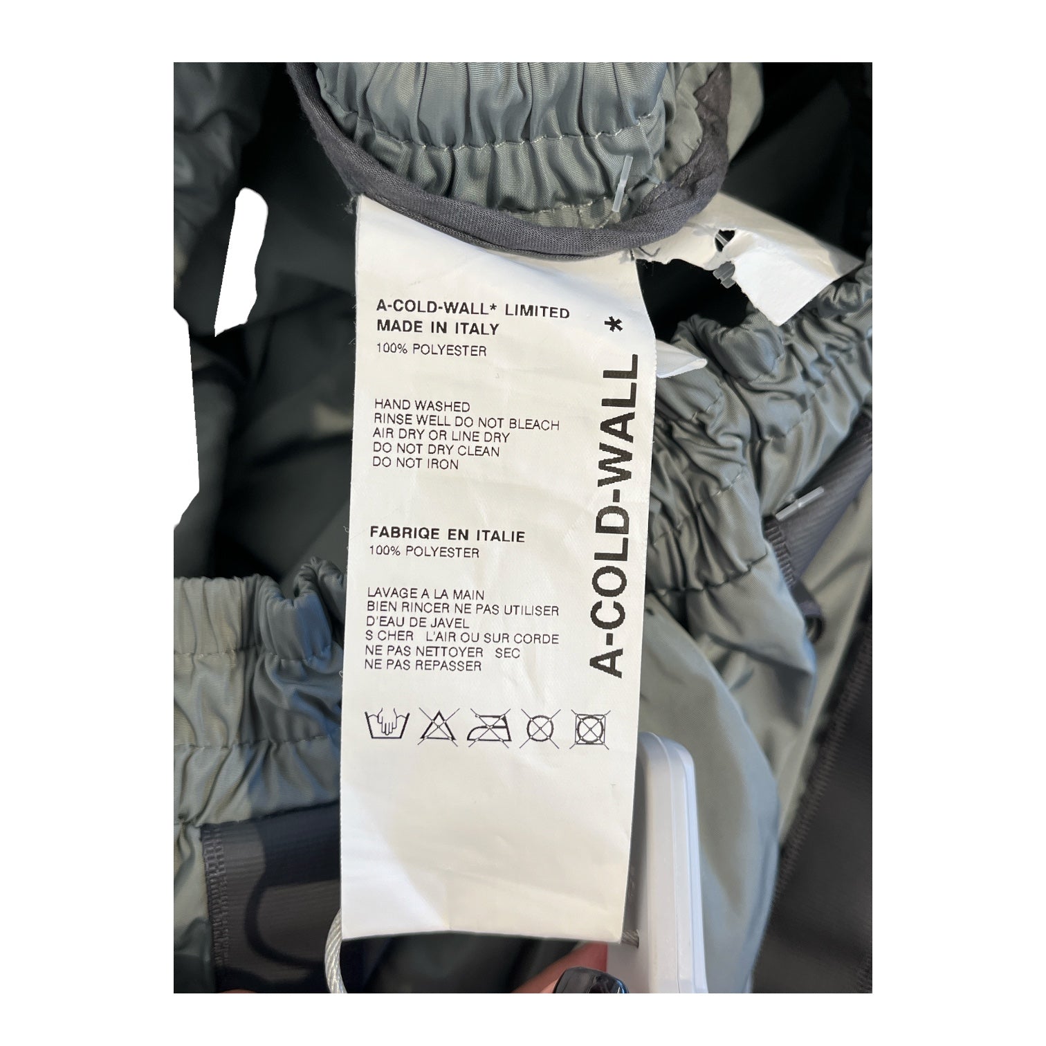 NIKE/A-COLD-WALL/Pants/M/Nylon/GRY/synch technical pants view 4