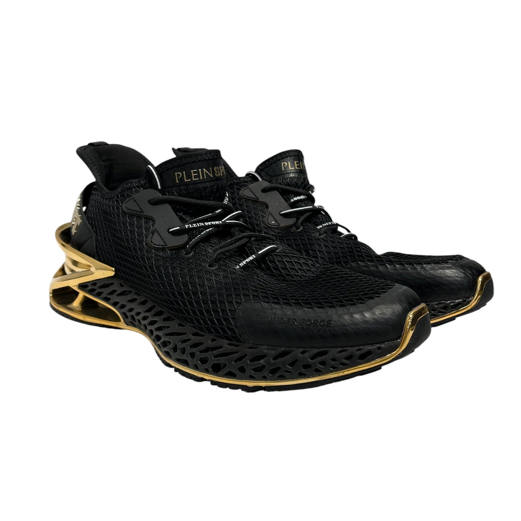 PHILIPP PLEIN/Low-Sneakers/US 11.5/BLK/Straight Tip/ view 1