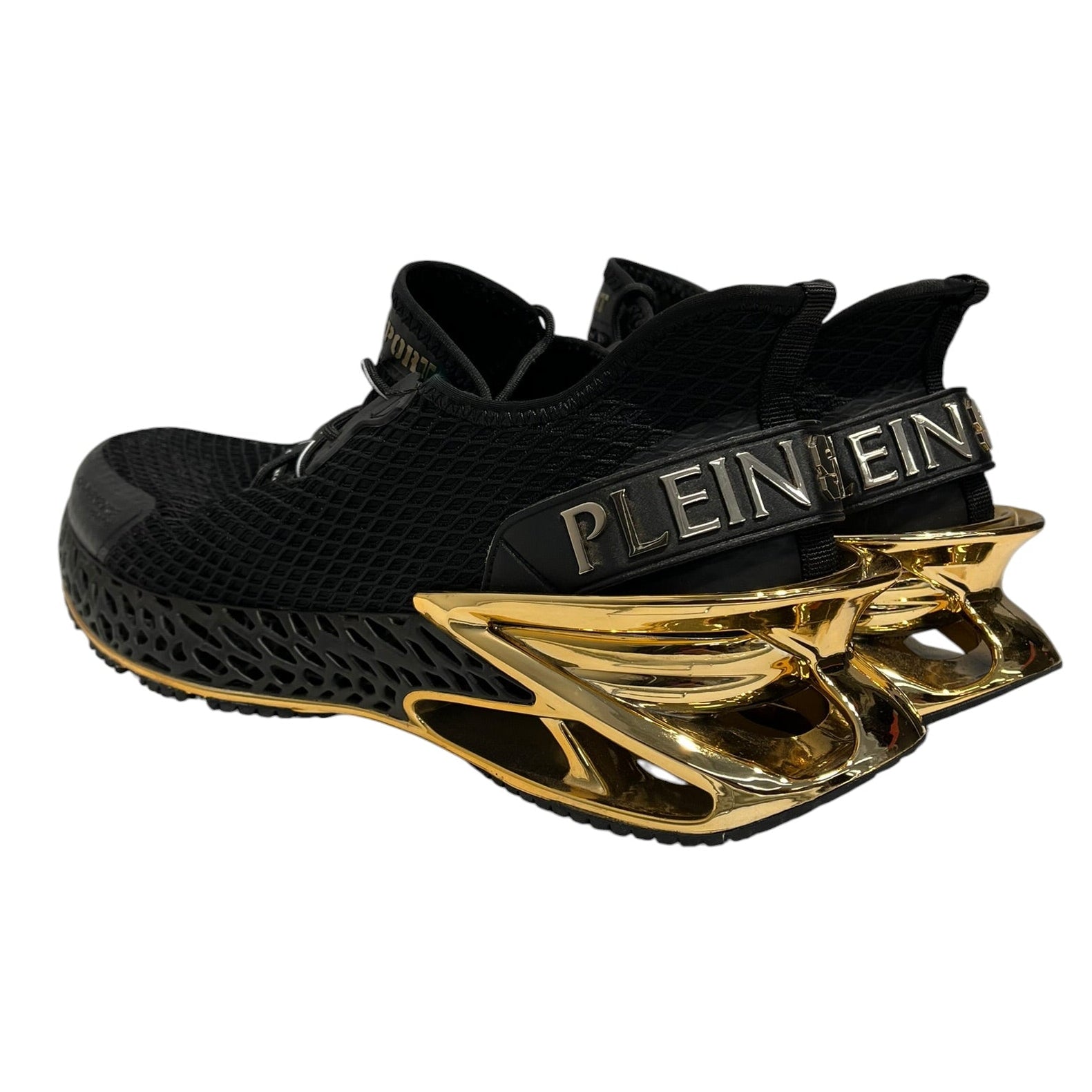 PHILIPP PLEIN/Low-Sneakers/US 11.5/BLK/Straight Tip/ view 2