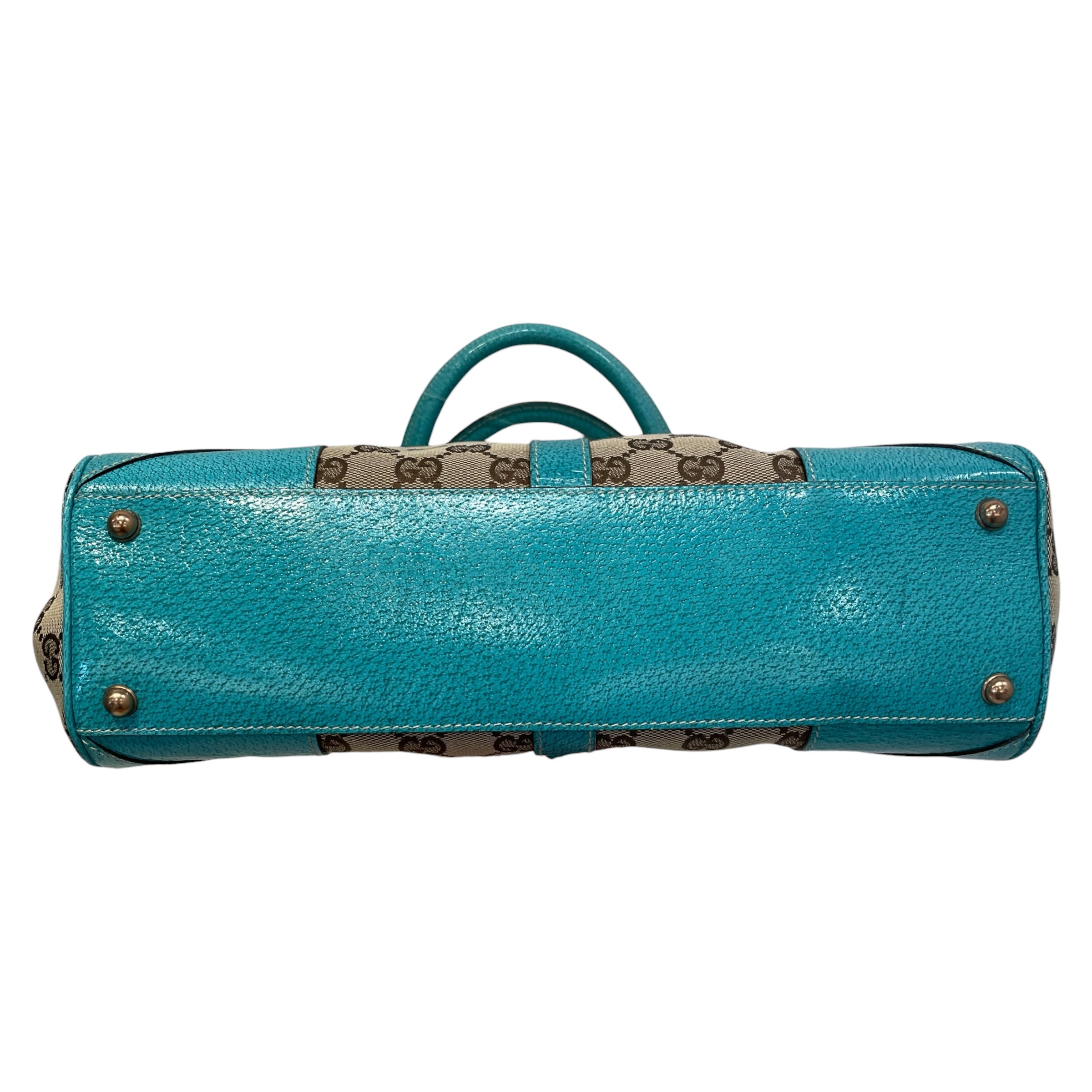 GUCCI/Hand Bag/Monogram/BLU/GG Canvas Bardot view 3