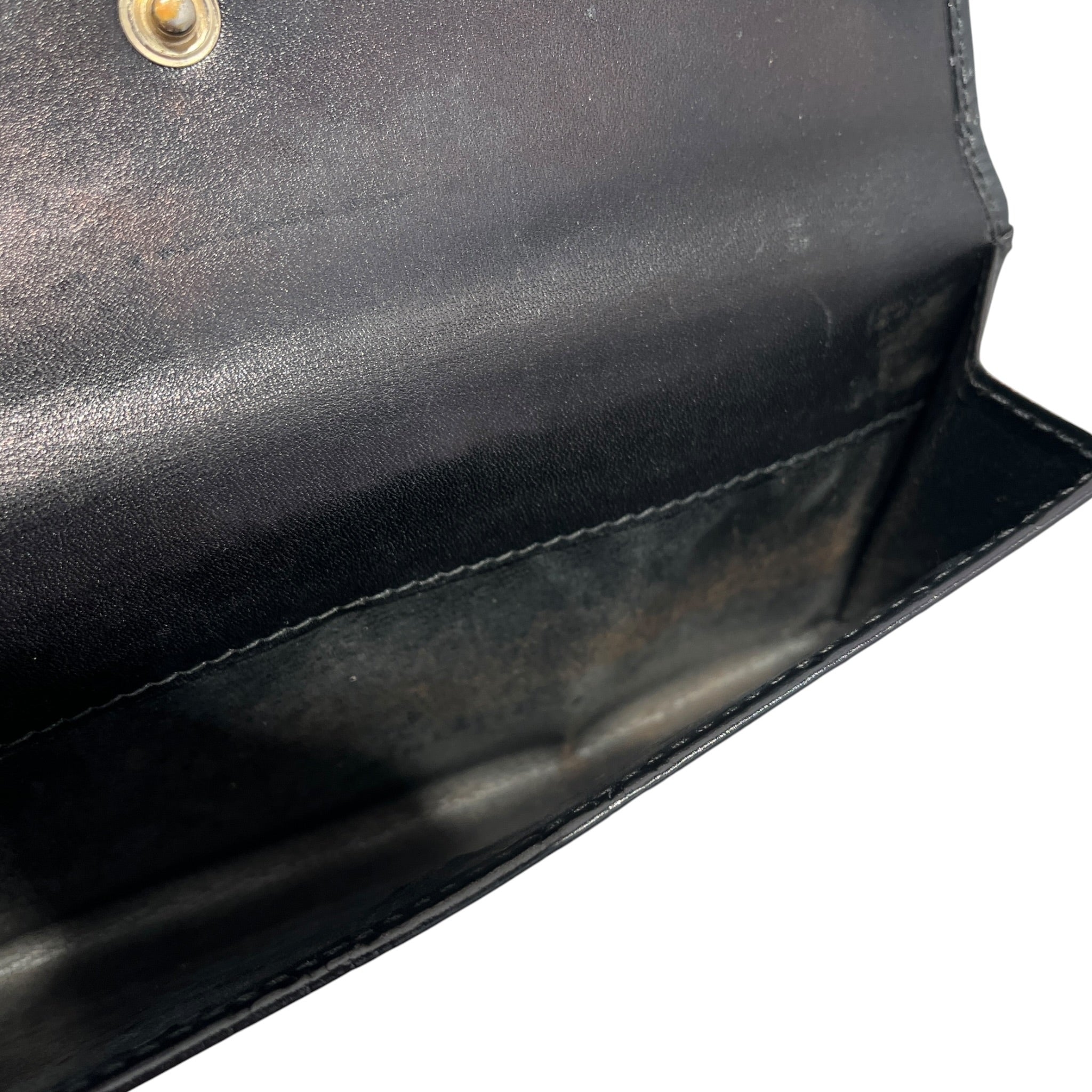 GUCCI/Long Wallet/Leather/BLK/L's/Guccisima view 8