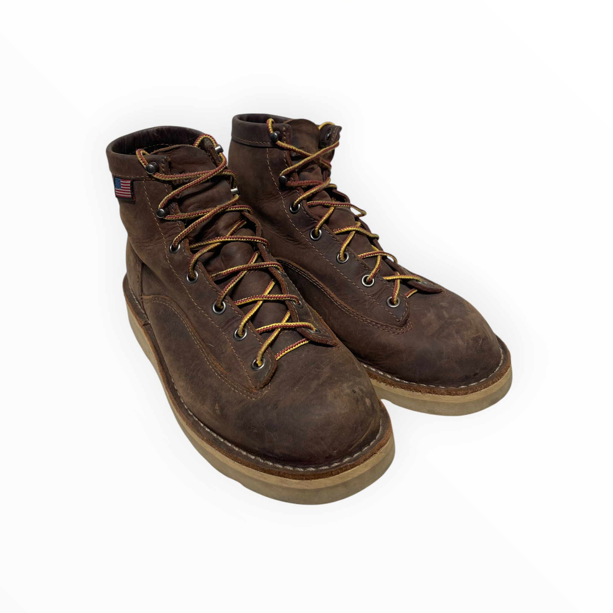 Danner/Lace Up Boots/US 7.5/Leather/BRW/BULL RUN 6" view 1