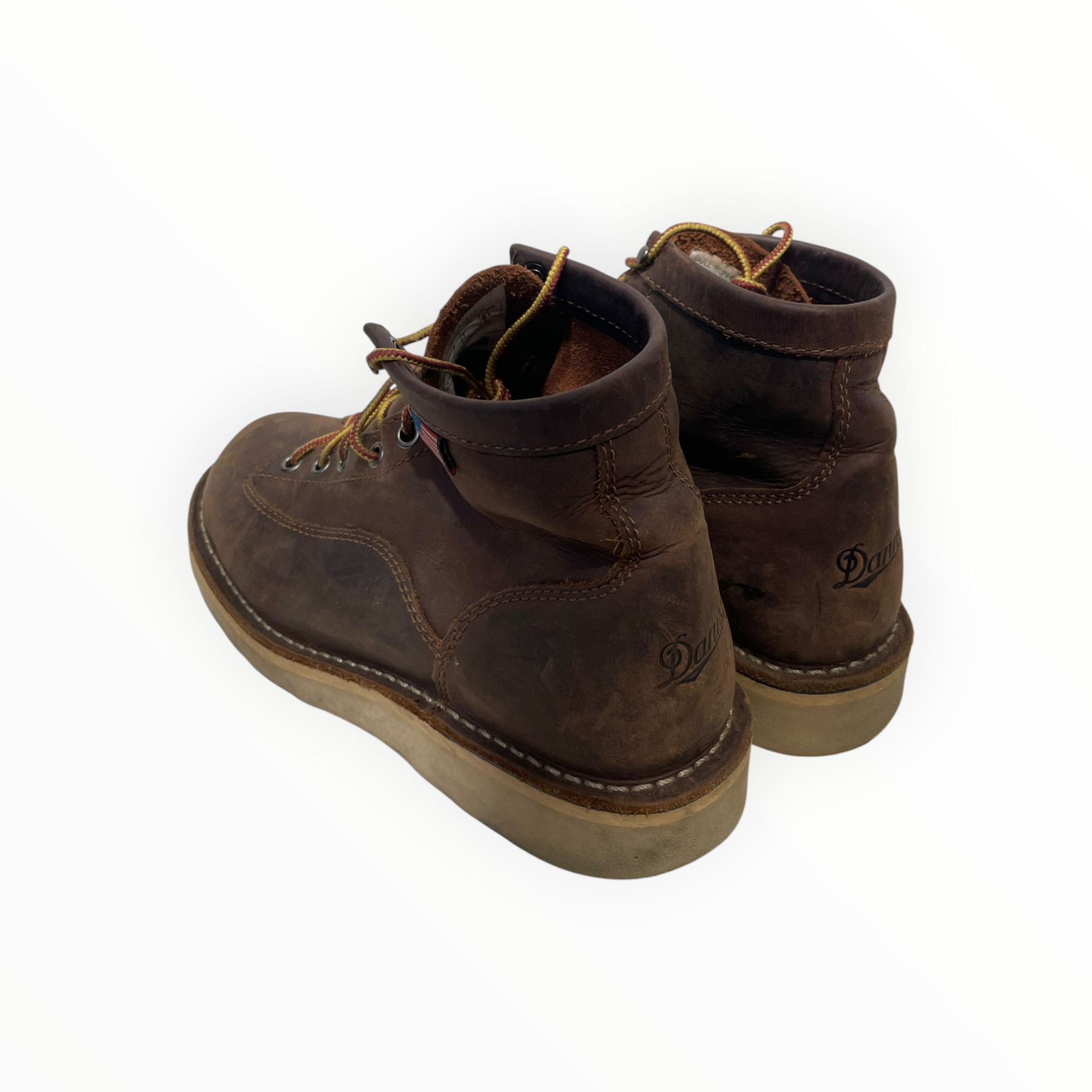 Danner/Lace Up Boots/US 7.5/Leather/BRW/BULL RUN 6" view 2